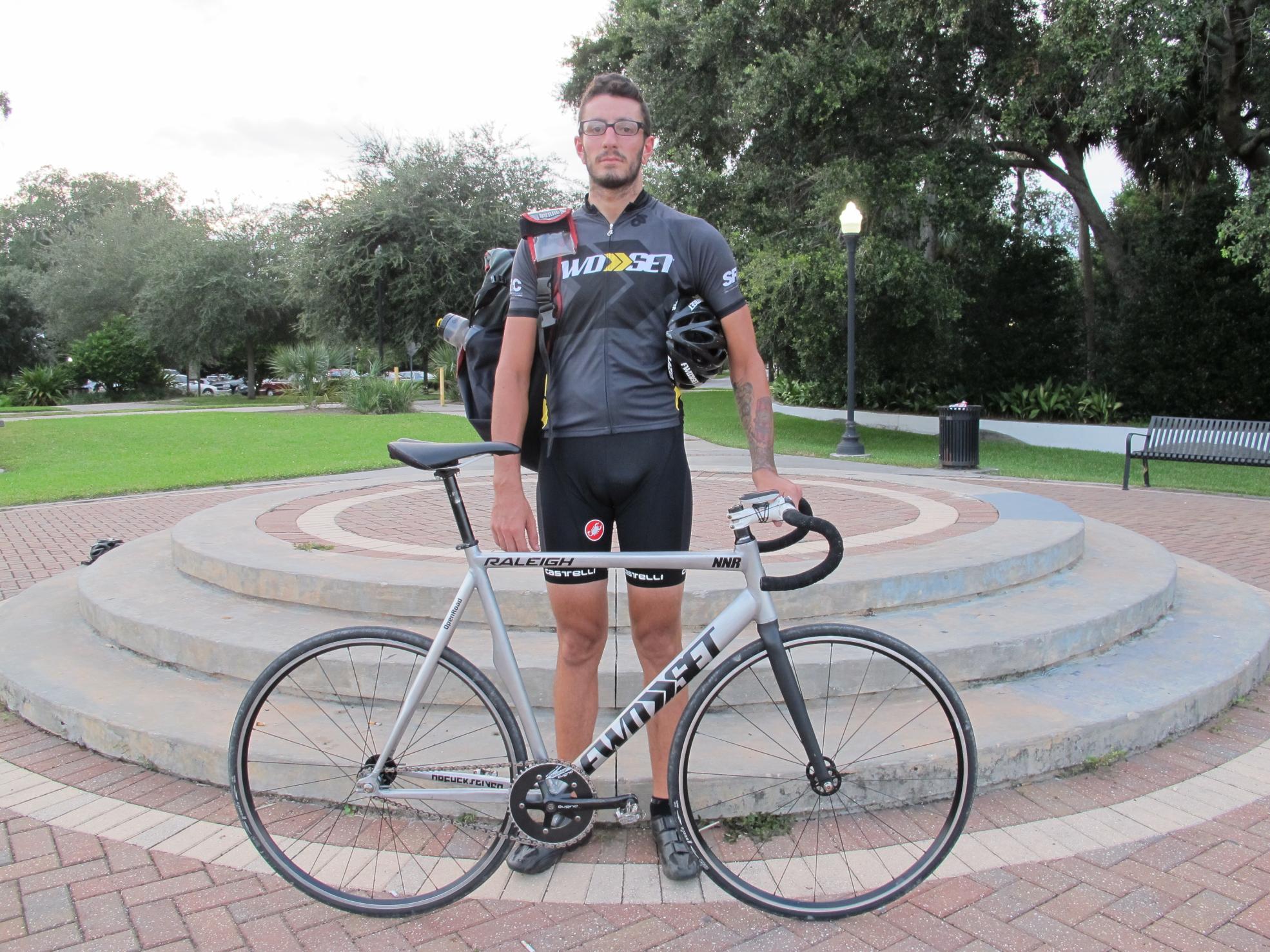 2011 Raleigh Rush Hour Pro  Raw metal