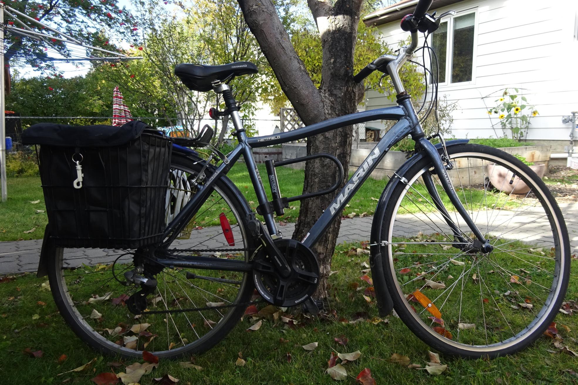 2008 Marin Bikes Kentfield Silver, gray or bare metal