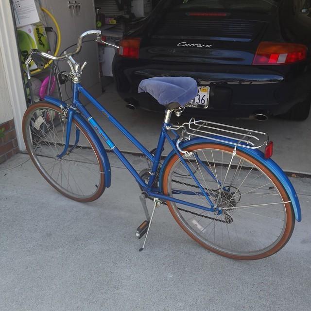 1986 Free Spirit Brittany 12 Speed Ladies  Blue