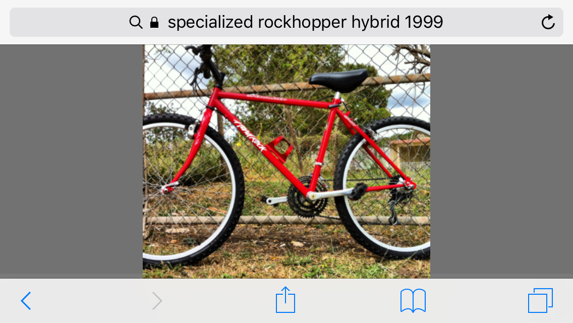 1999 Specialized Rockhopper Red