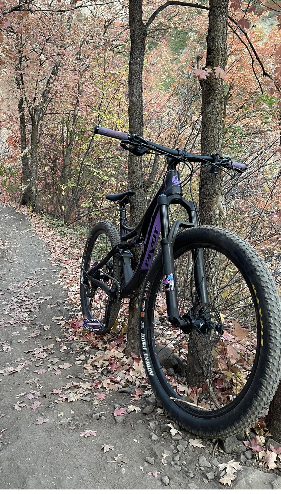 2018 Pivot Mach 5 Black and Purple