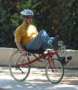 2001 Vision R-40 recumbent Red