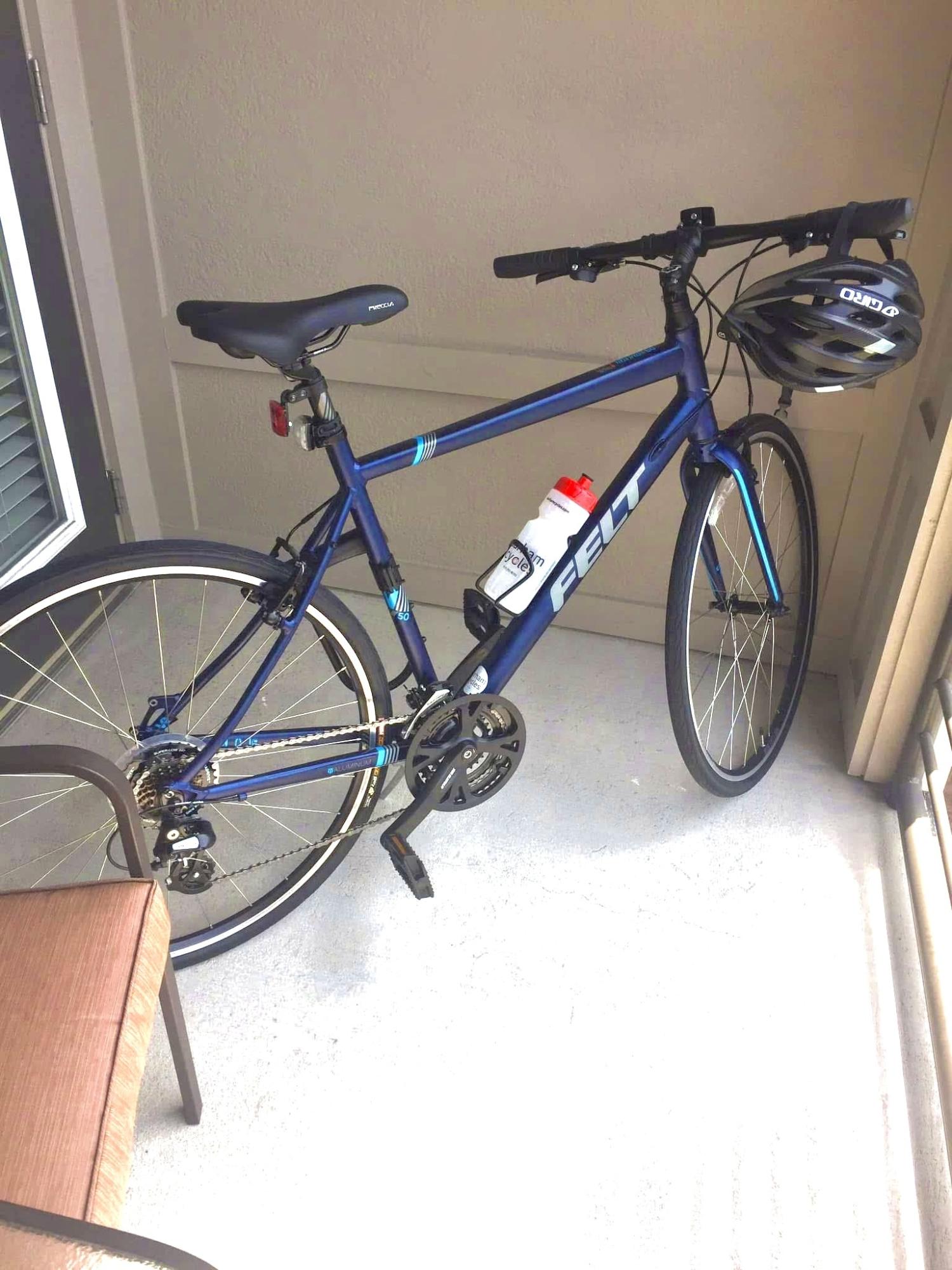 2017 Felt Aluminum (has a Durham Cycles sticker... Blue