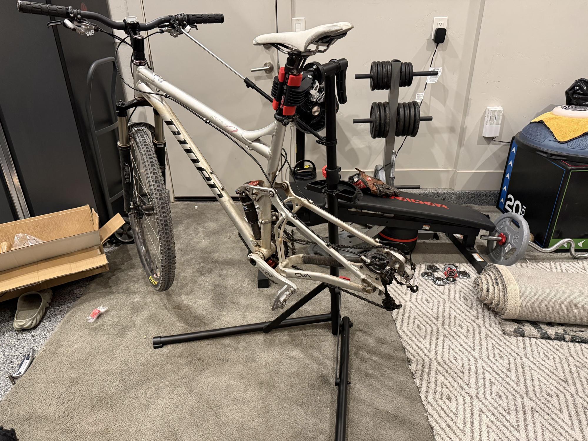 Niner Rip 9 Silver, gray or bare metal