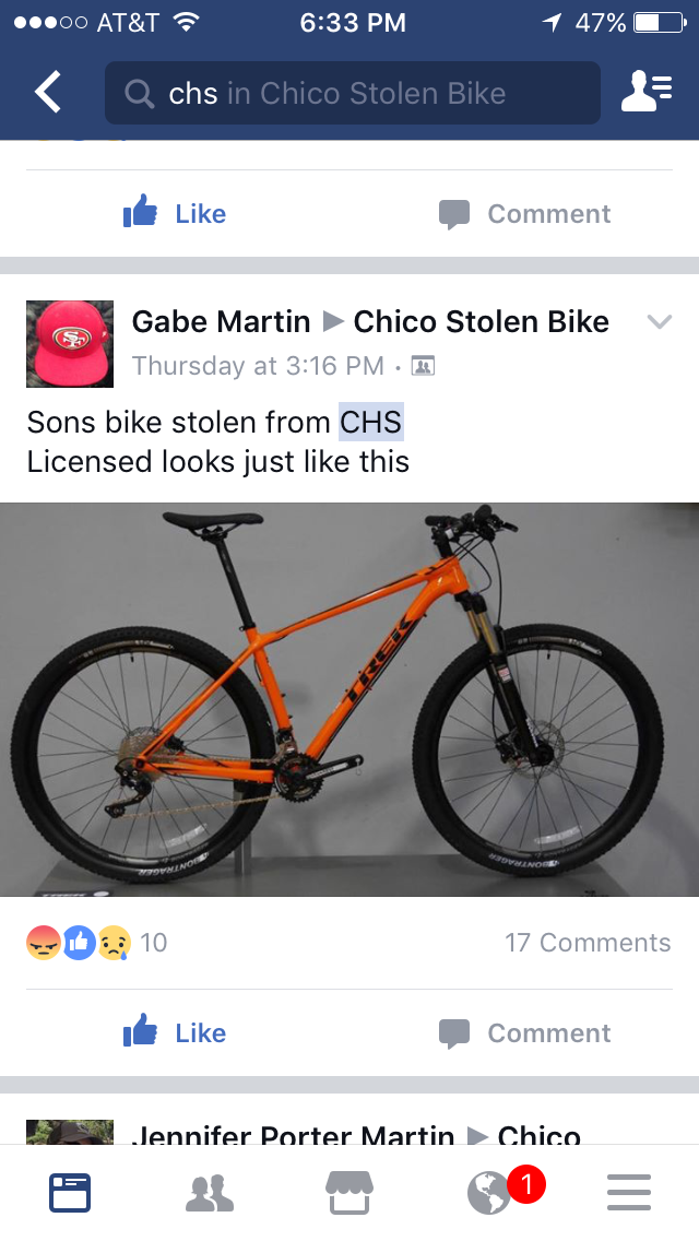 2015 Trek 21.5 Orange