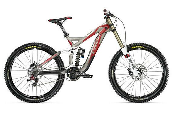 2012 Trek Session 88 Silver, gray or bare metal and Red