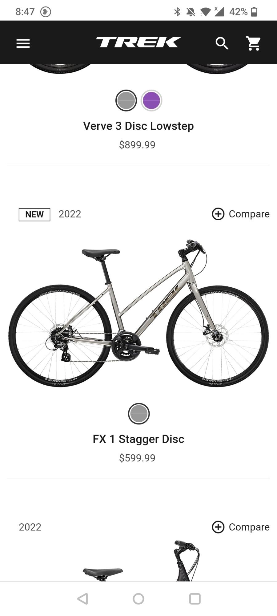 2022 Trek Fx 1 Stagger desk Silver, gray or bare metal
