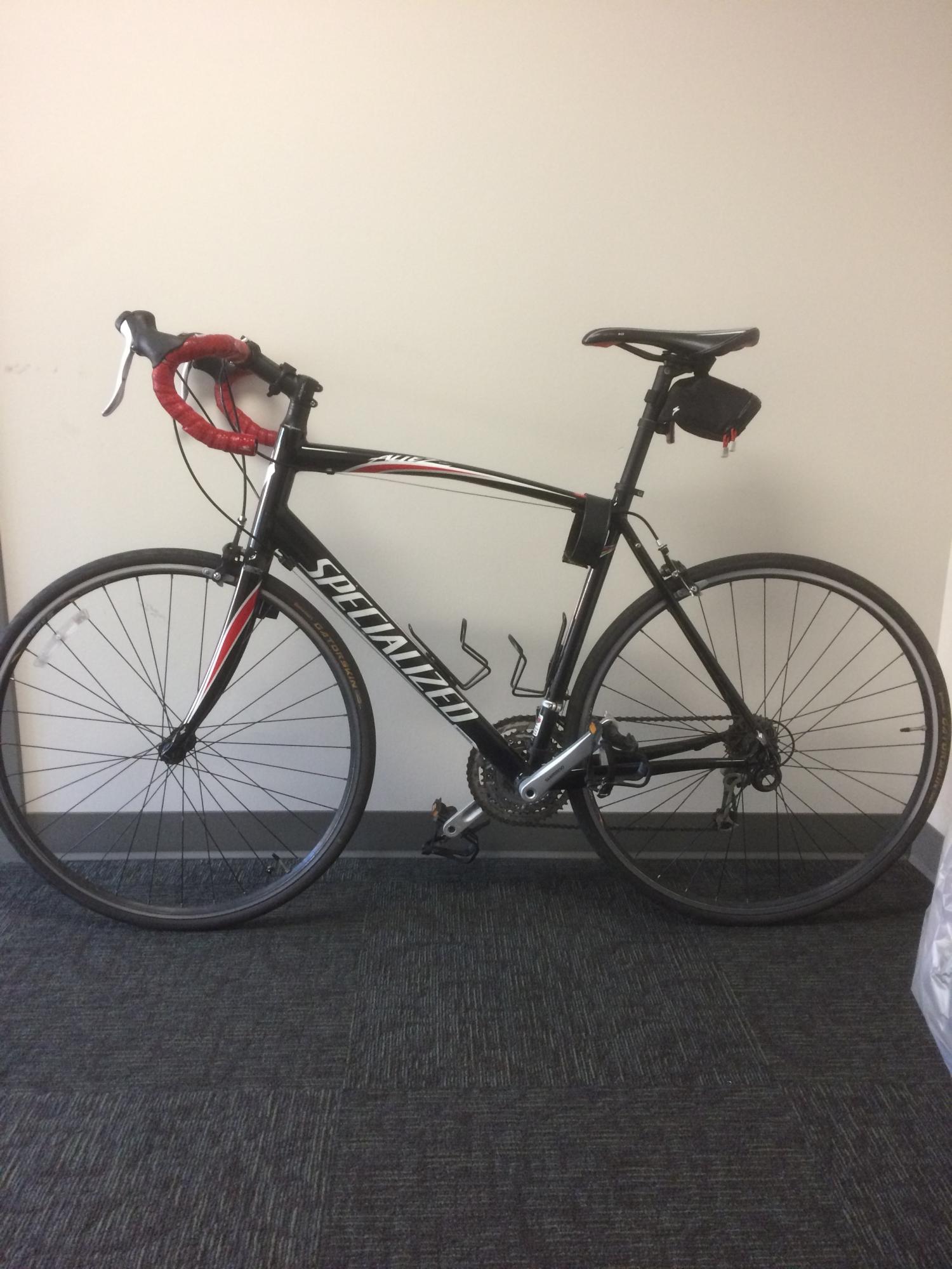 Specialized Black, Red, and White