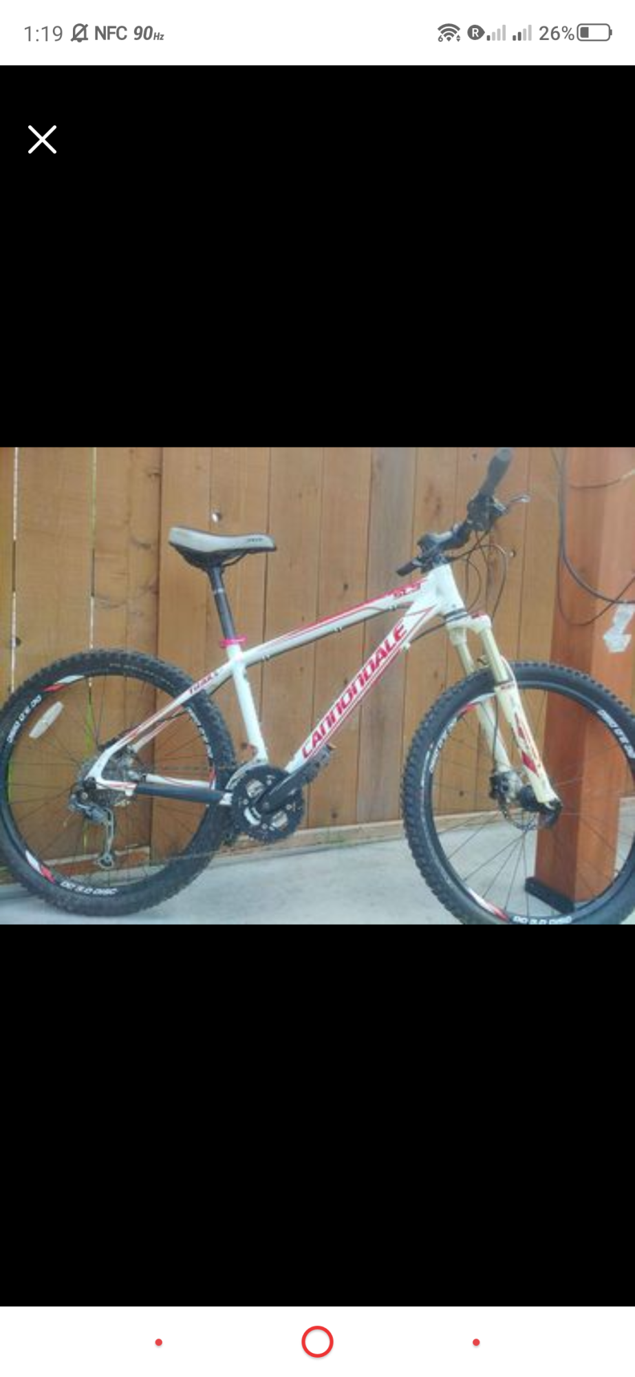 Cannondale Trail Sl 3 White and Red