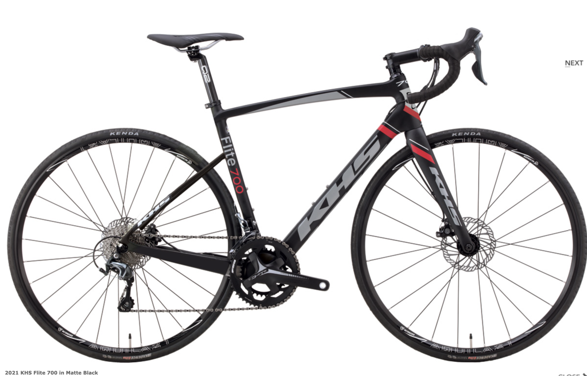 KHS Bicycles Flite 700 Black and Red