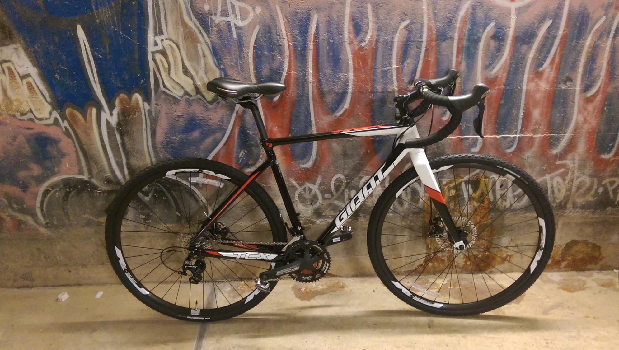 2016 Giant TCX SLR 2 Black, Red, and White