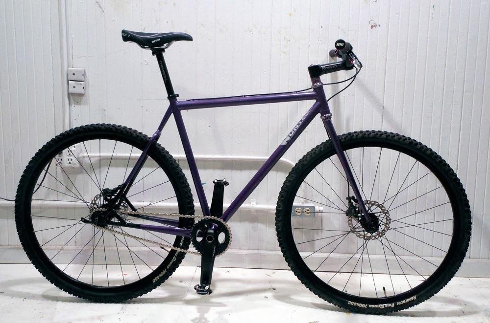 2015 Hunter Custom single speed Monster Cross Purple