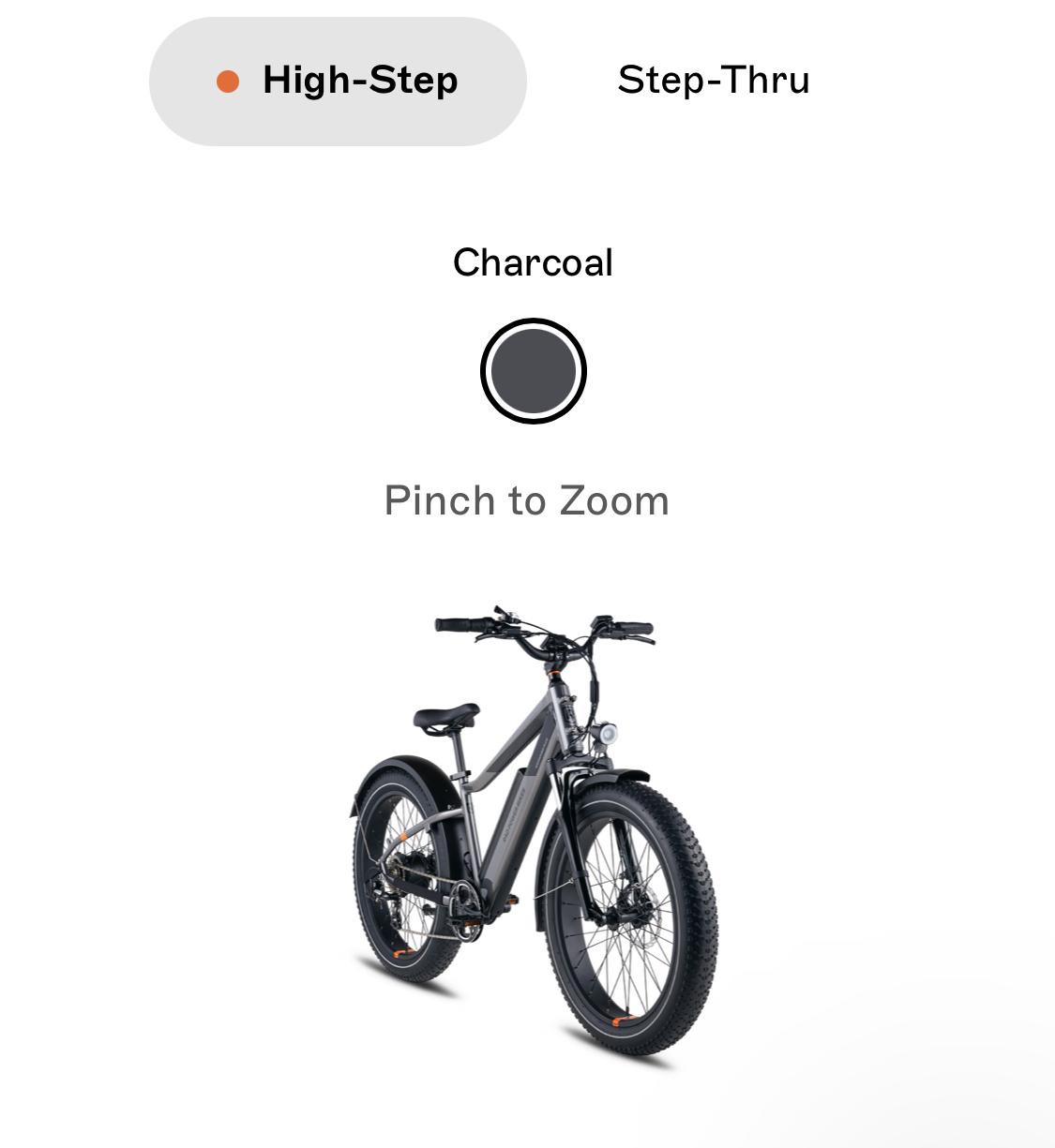 2022 Rad Power Bikes High Step Rad Rover Black