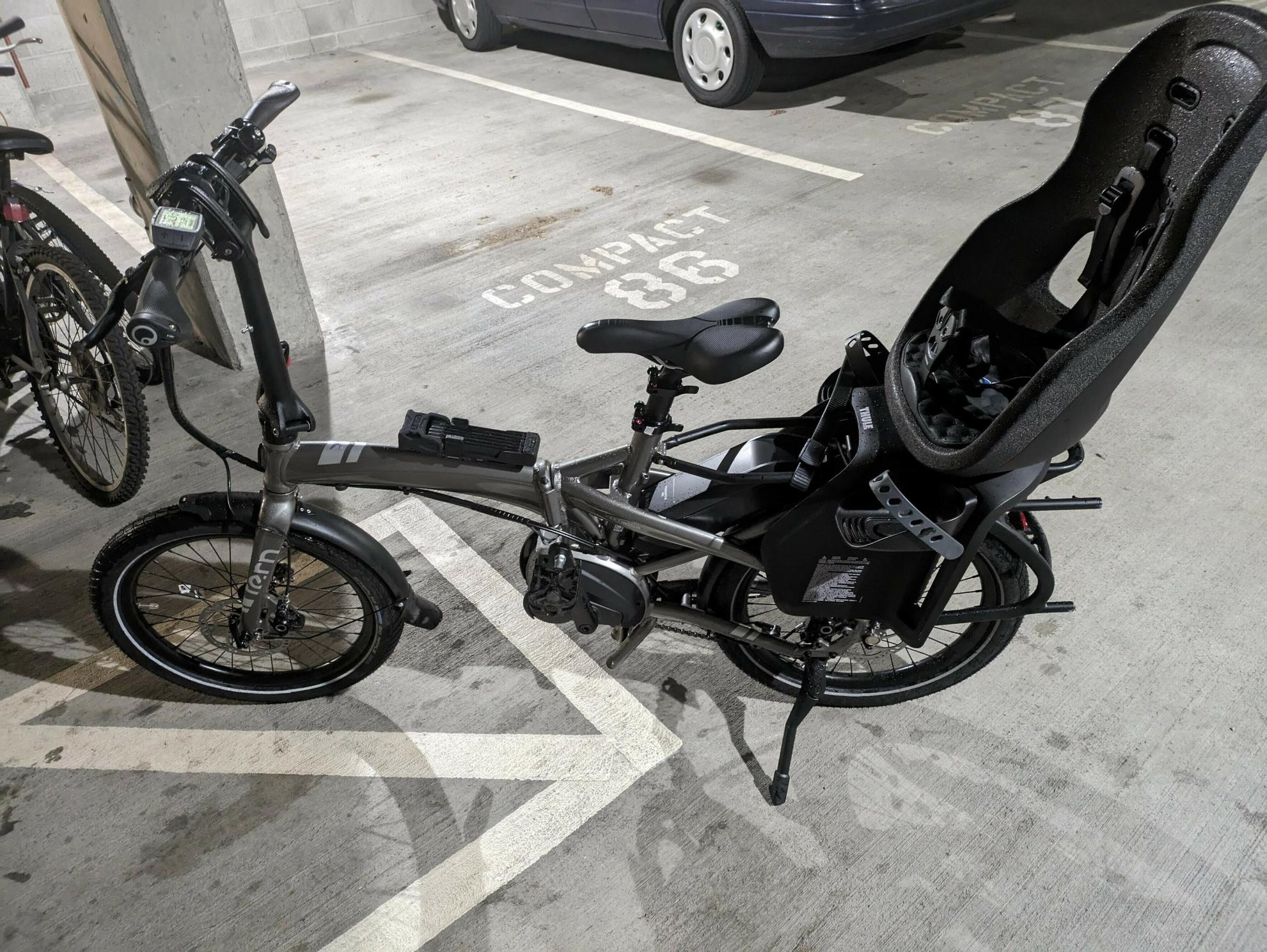 Tern Vektron S10 Gen 3 Silver, gray or bare metal and White