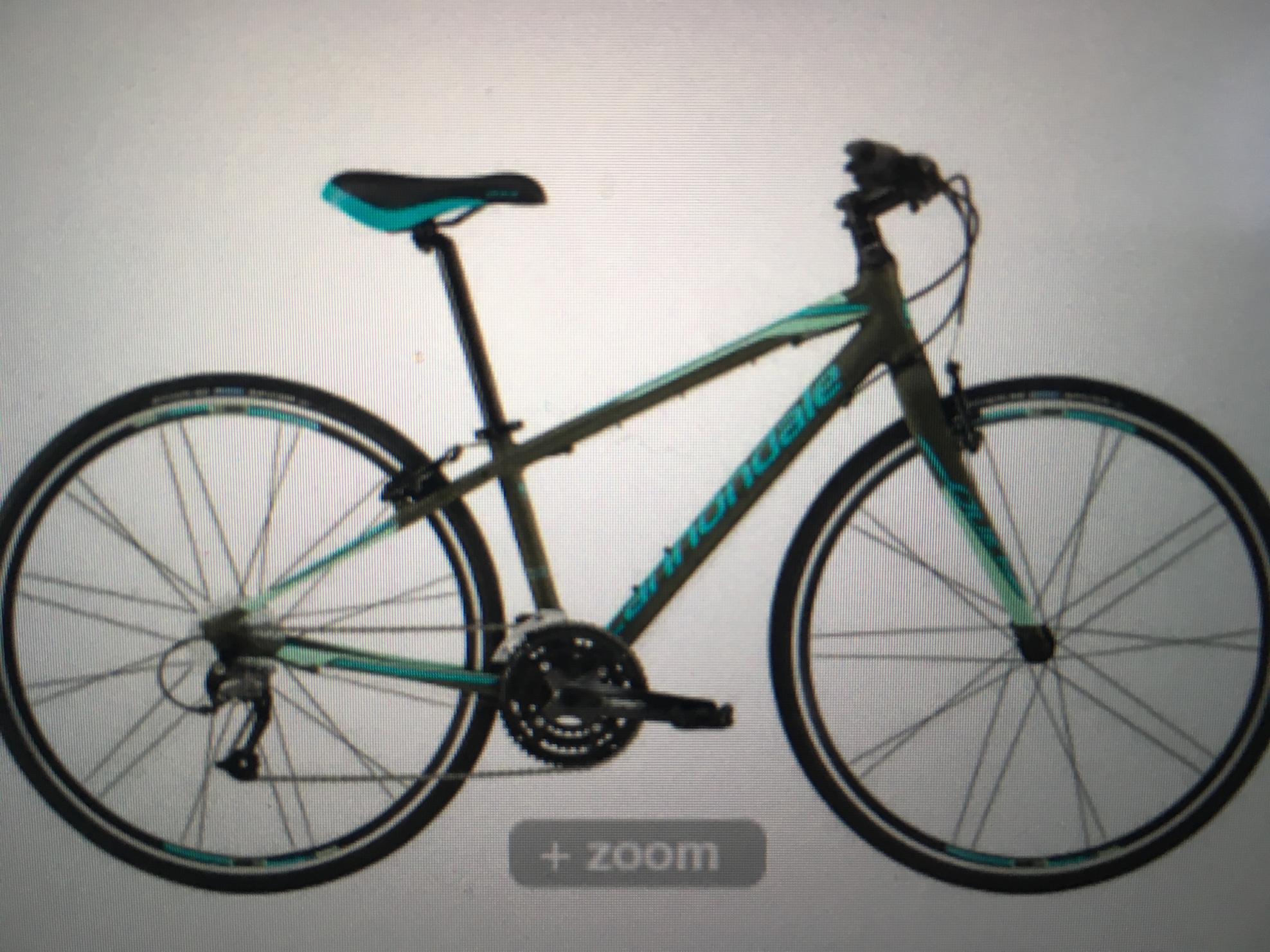 2016 Cannondale Quick 4 Black and Green