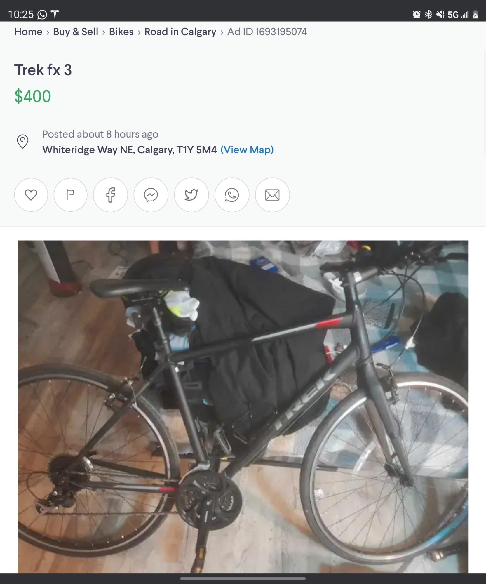 2019 Trek FX 3 Black