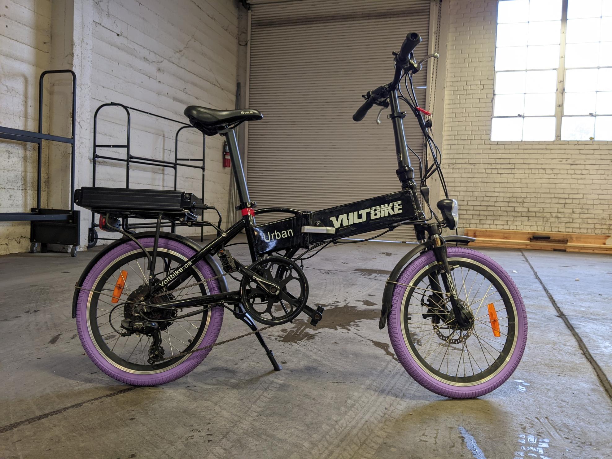 Urban Bike Voltbike Black and Purple
