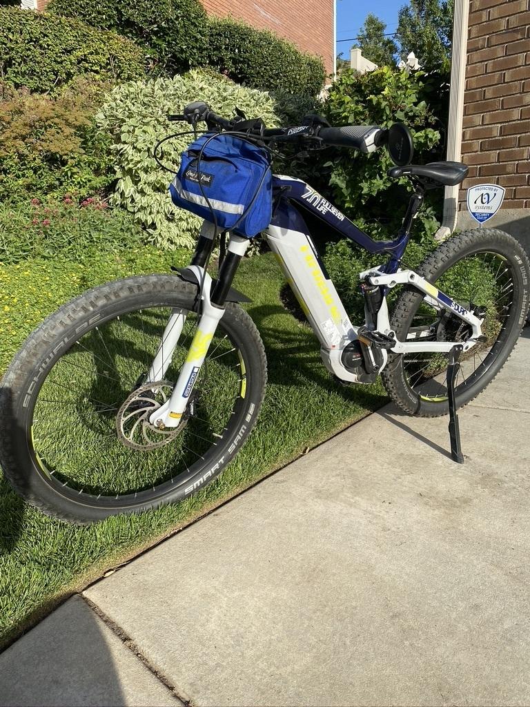 2019 Haibike Full Seven Life Blue and White