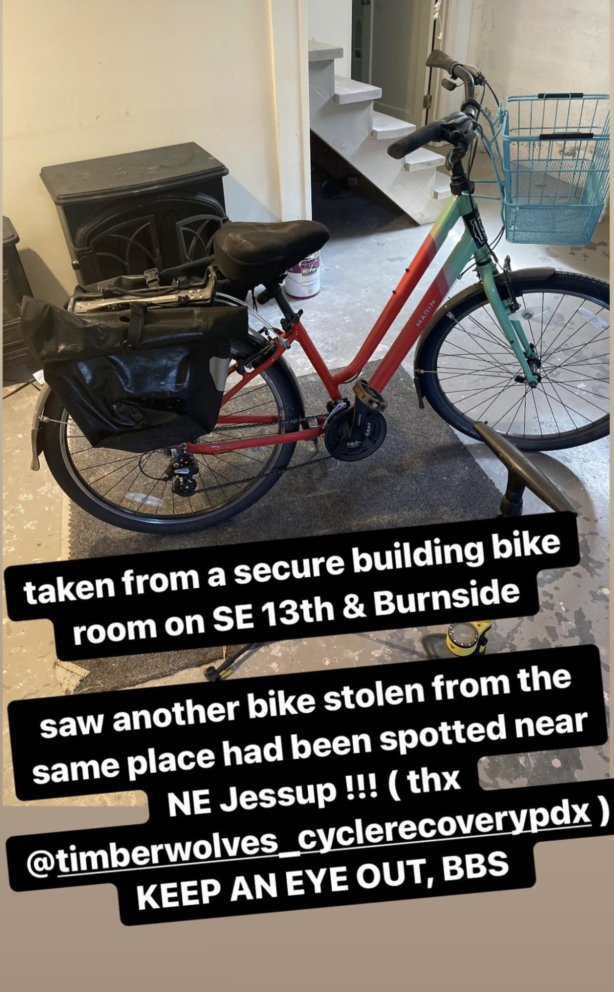 2017 Marin Bikes Stinson Step-Thru Red and Teal