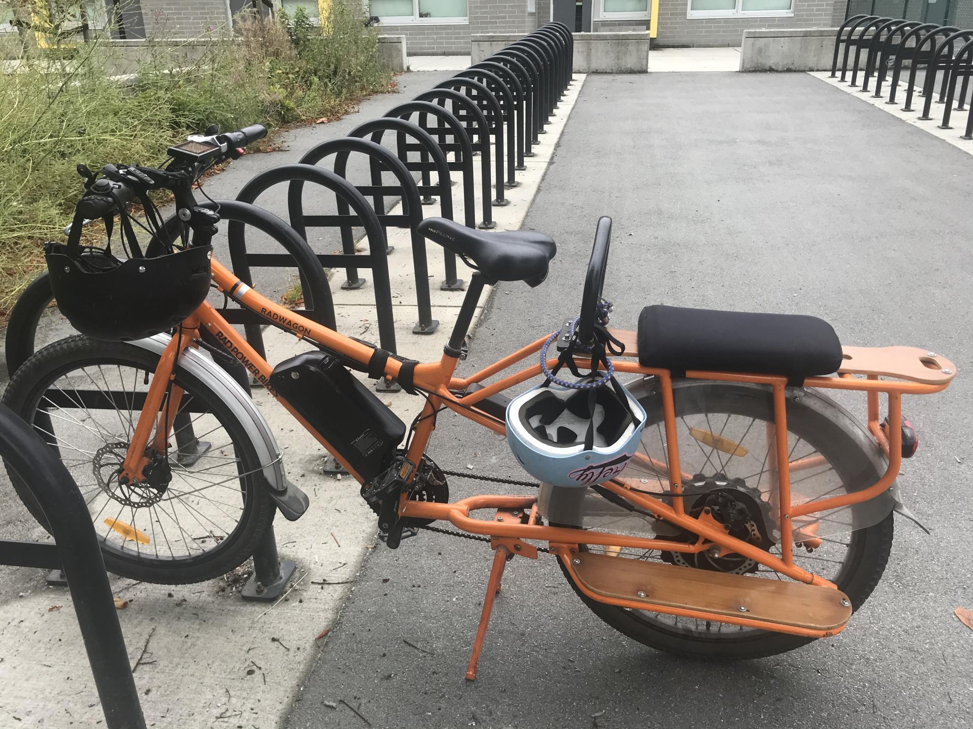 2017 Rad Power Bikes trail behind (half bike) Orange