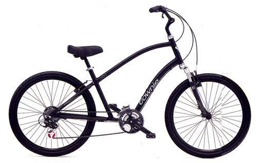 2008 Electra Bicycle Company Townie 21  Black