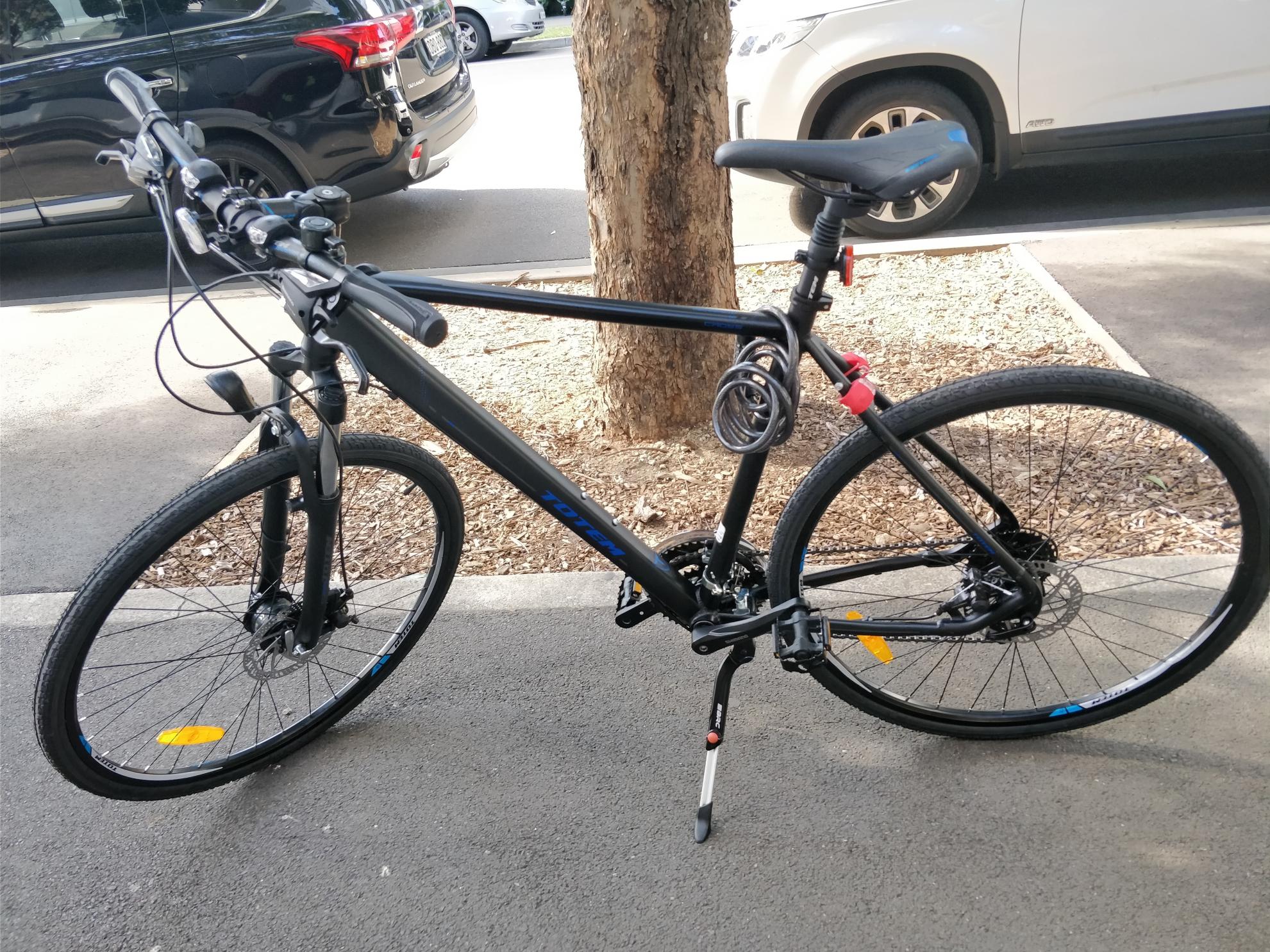 2017 Totem 700c Hydroformed AL6065 Black and Blue