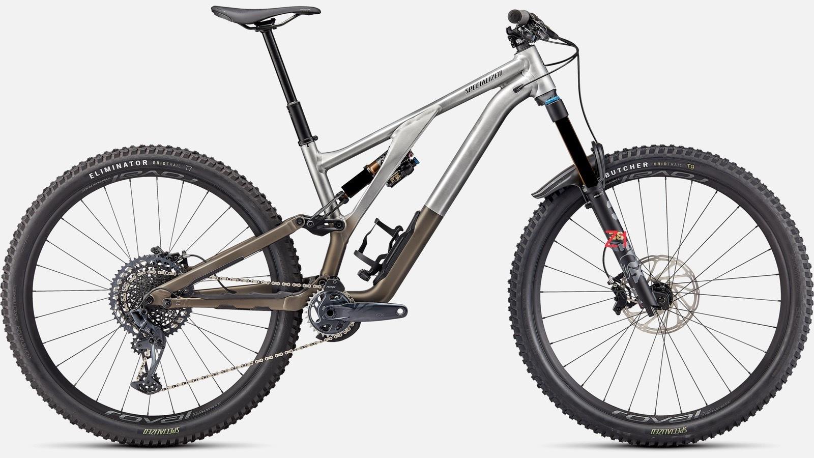 2022 Specialized Stumpjumper Evo Alloy Silver, gray or bare metal