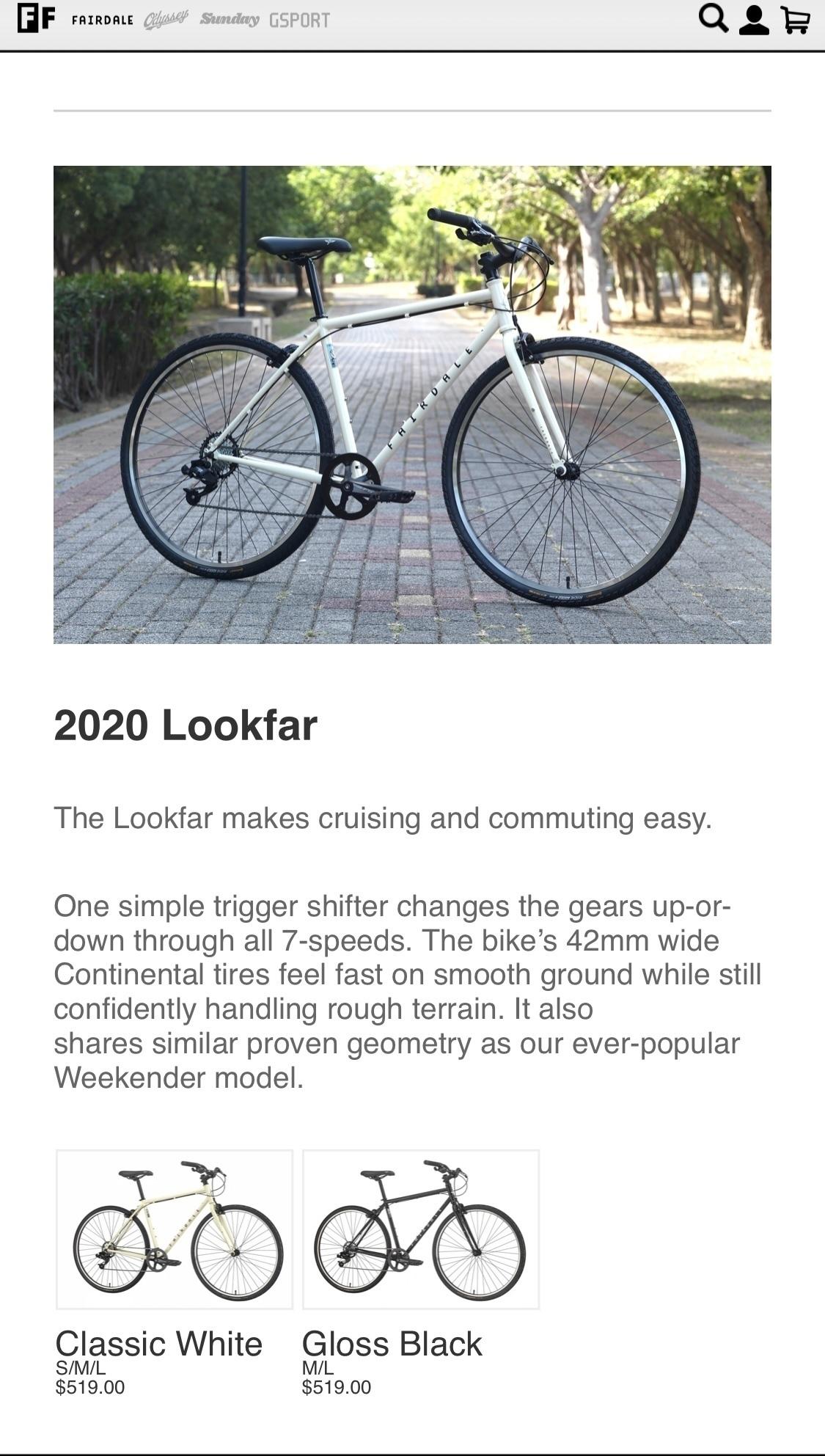 2020 Fairdale Lookfar White