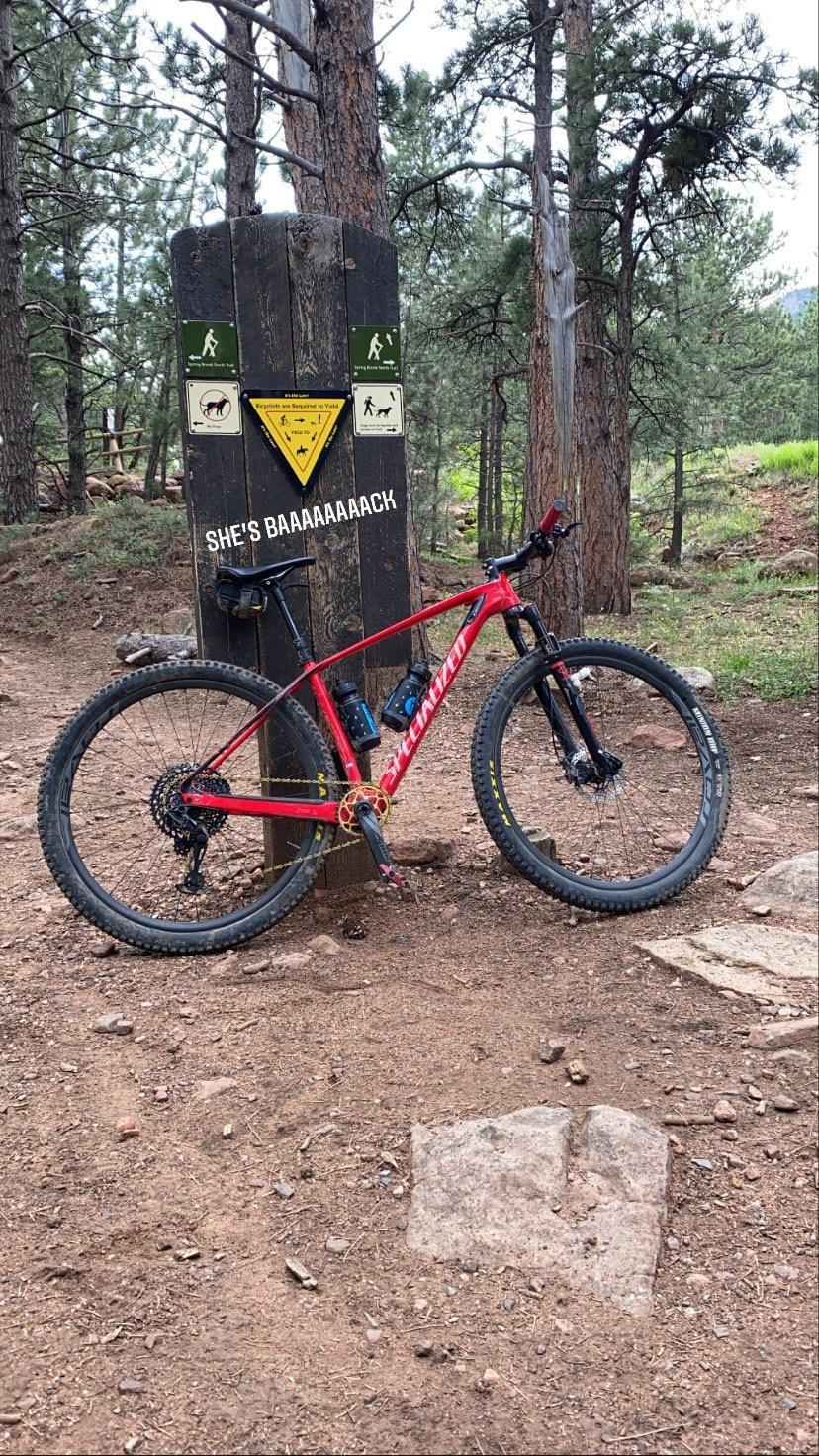 2014 Specialized Stumpjumper Comp Carbon HT Red