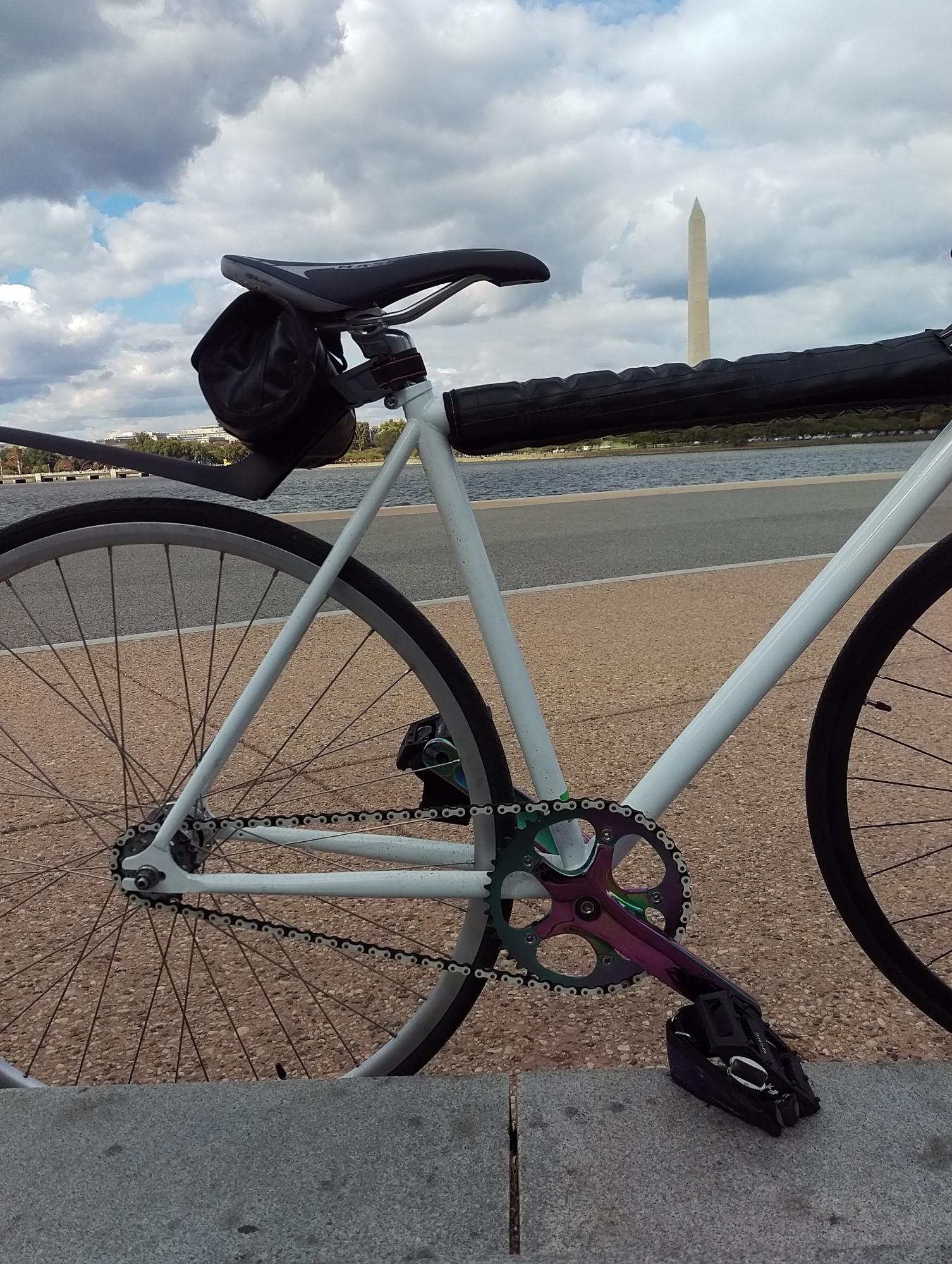 2015 Pake Rum Runner Steel Frame White and Purple