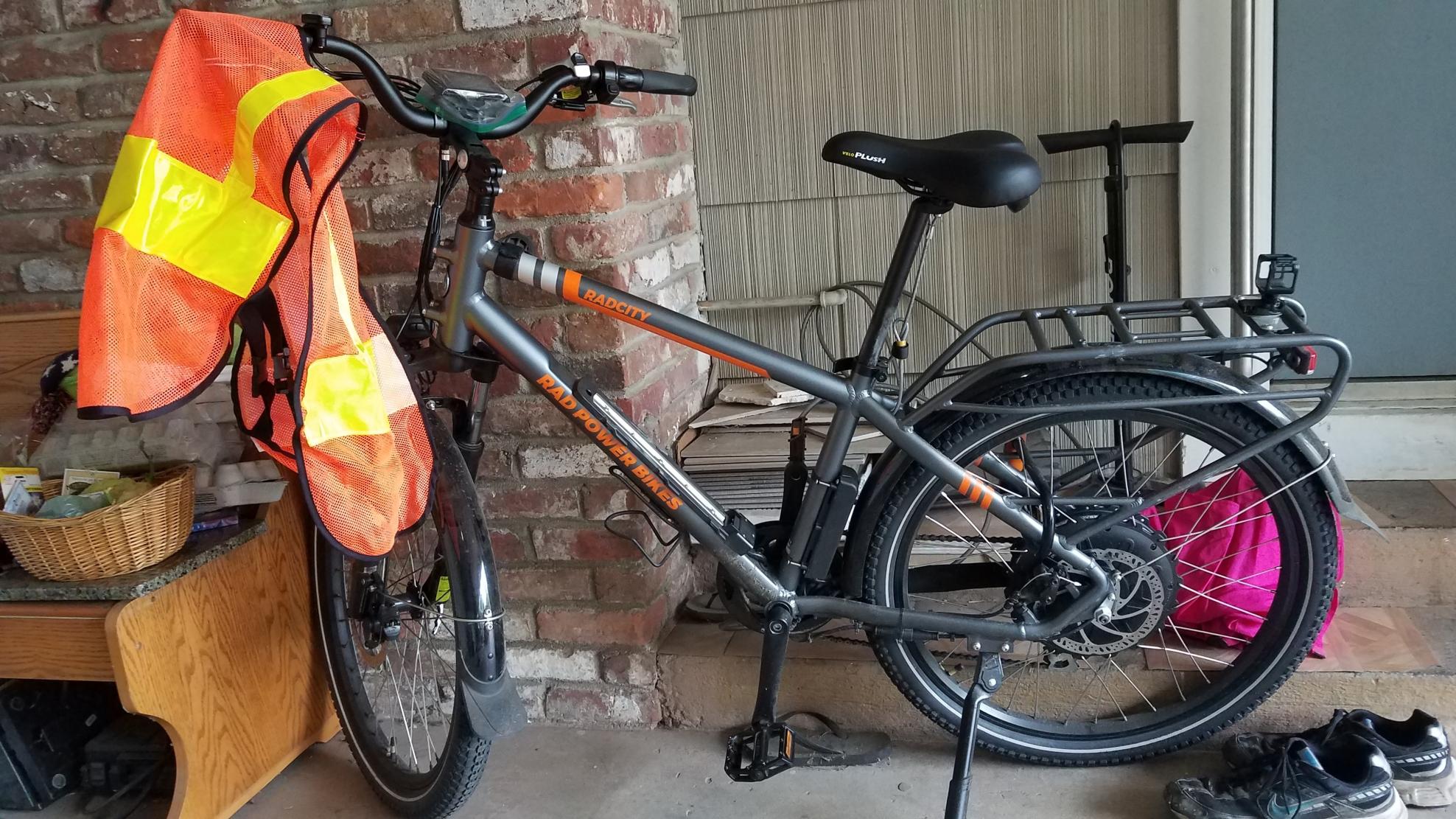 2019 Rad Power Bikes RadCity Silver, gray or bare metal