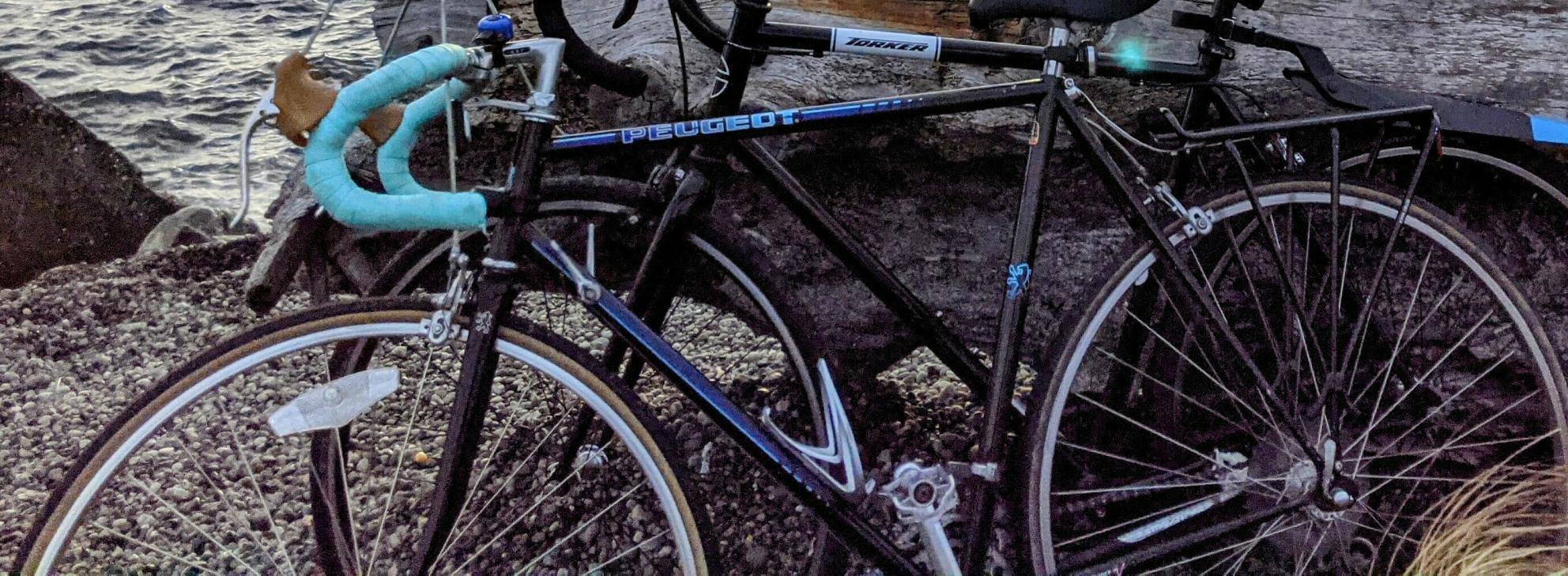 1984 Peugeot Blue and Teal