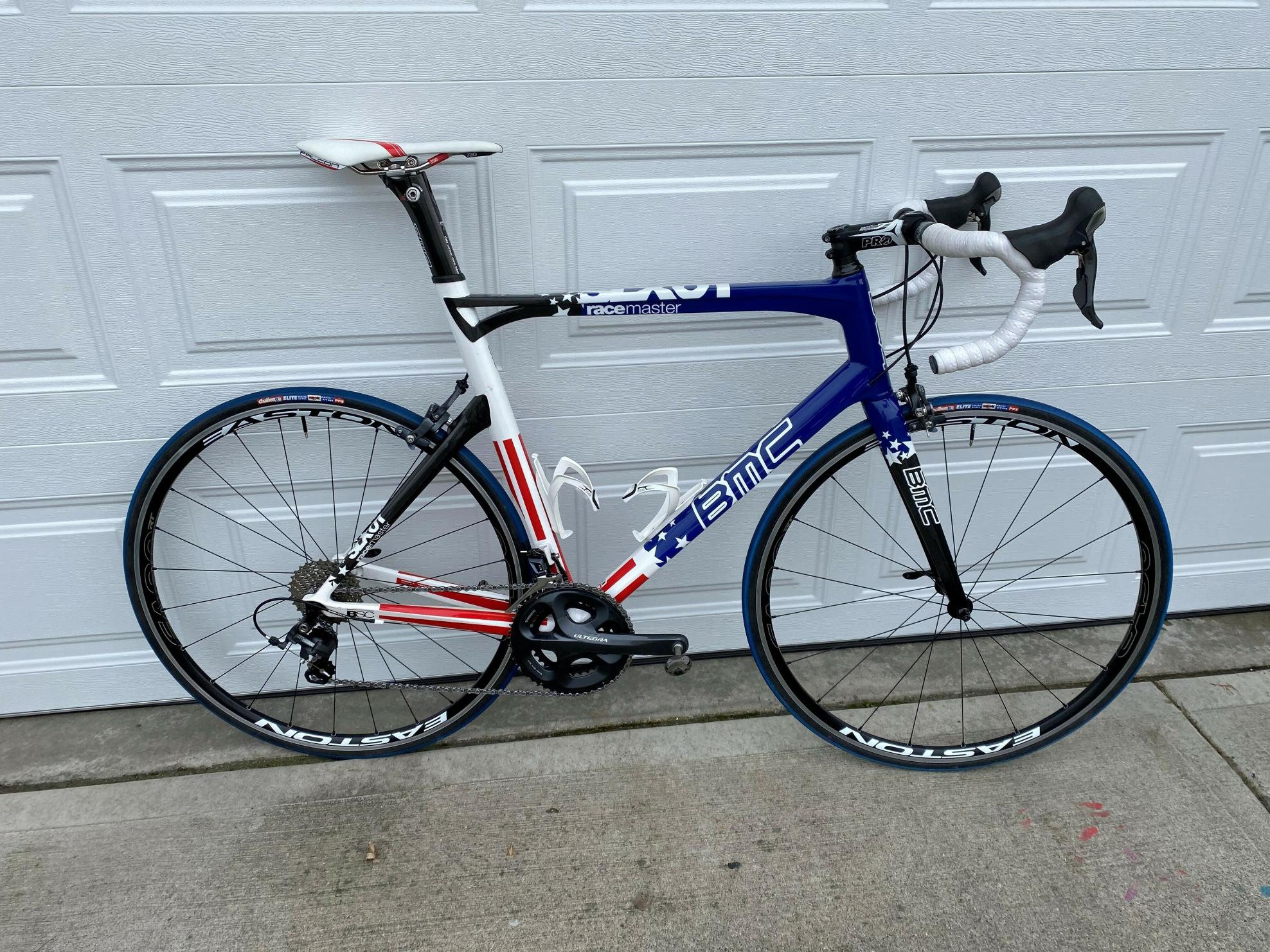 2010 BMC SLX01 - George Hincapie Limited Edition White, Blue, and Red