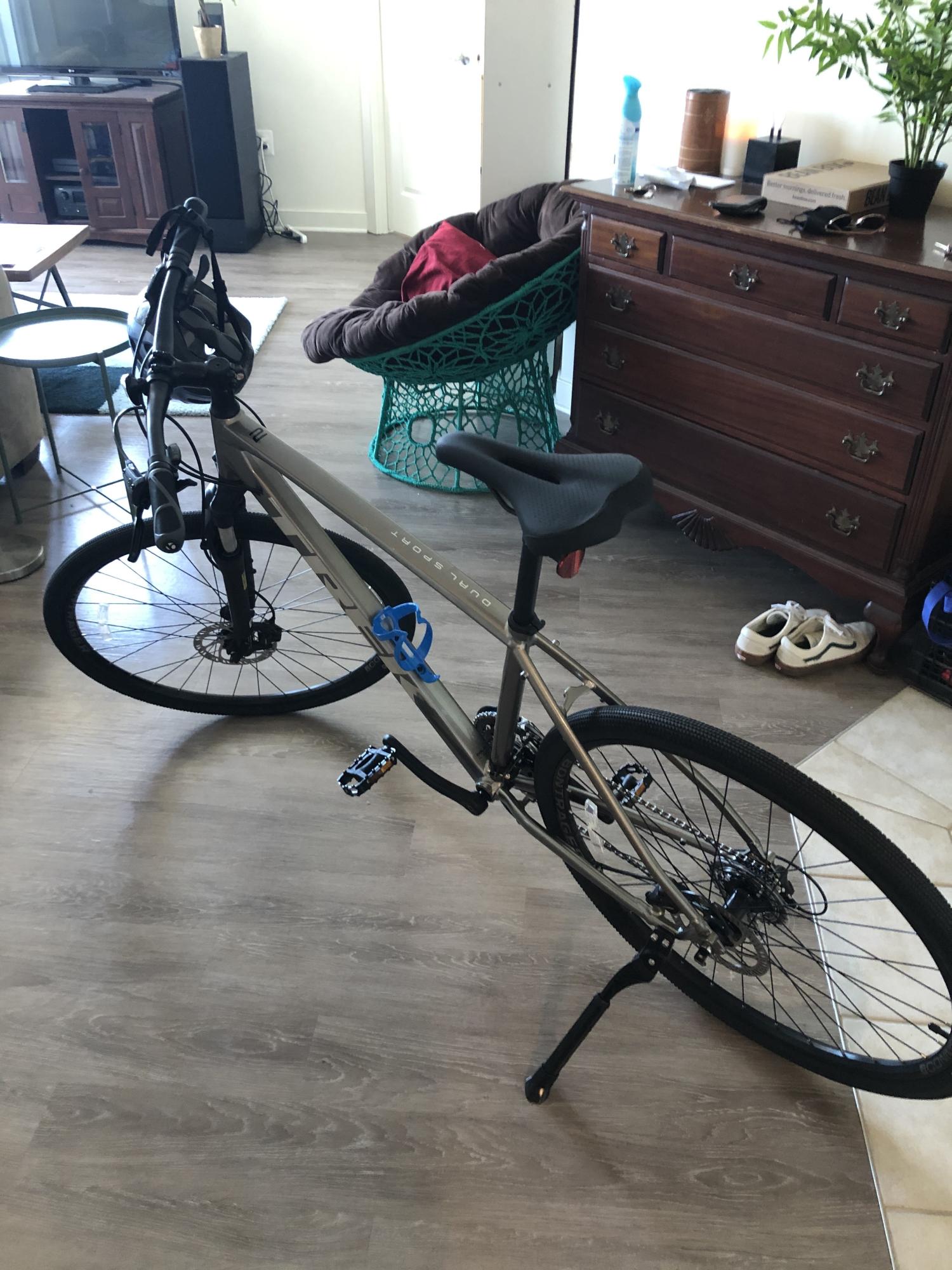 2020 Trek Dual Sport 2 L Silver, gray or bare metal