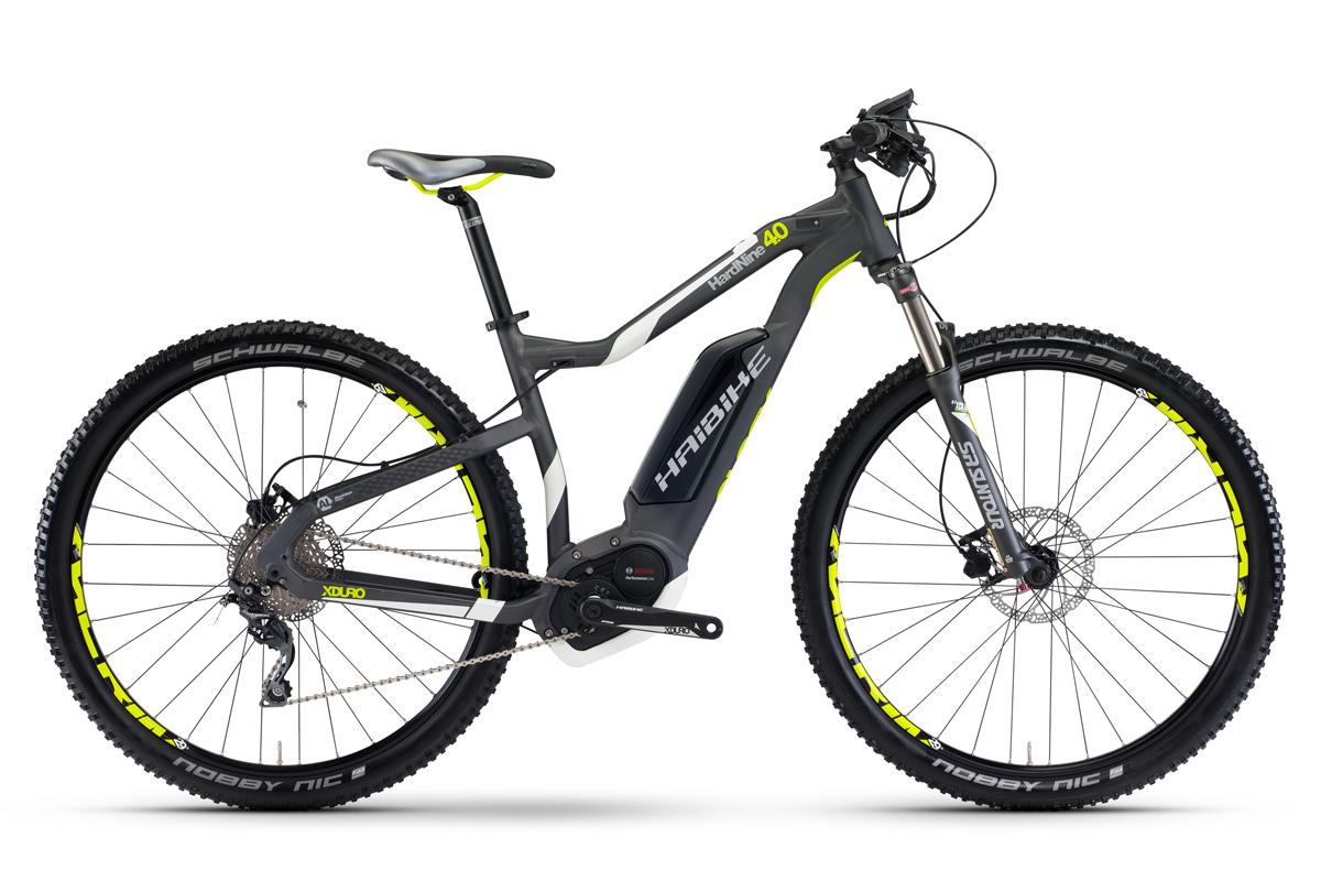 Haibike HCE9A500-A Black, Green, and White