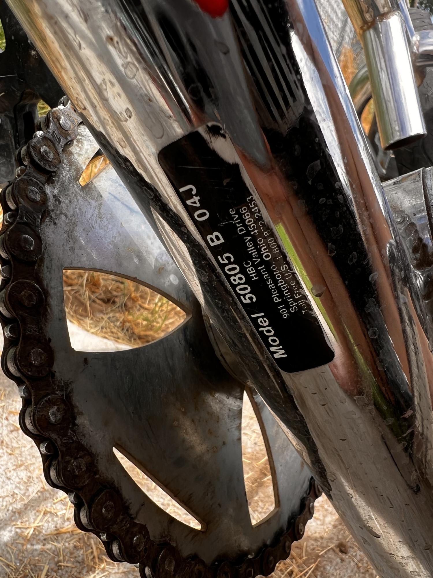 2022 West coast chopper 50805 b 04j Silver, gray or bare metal