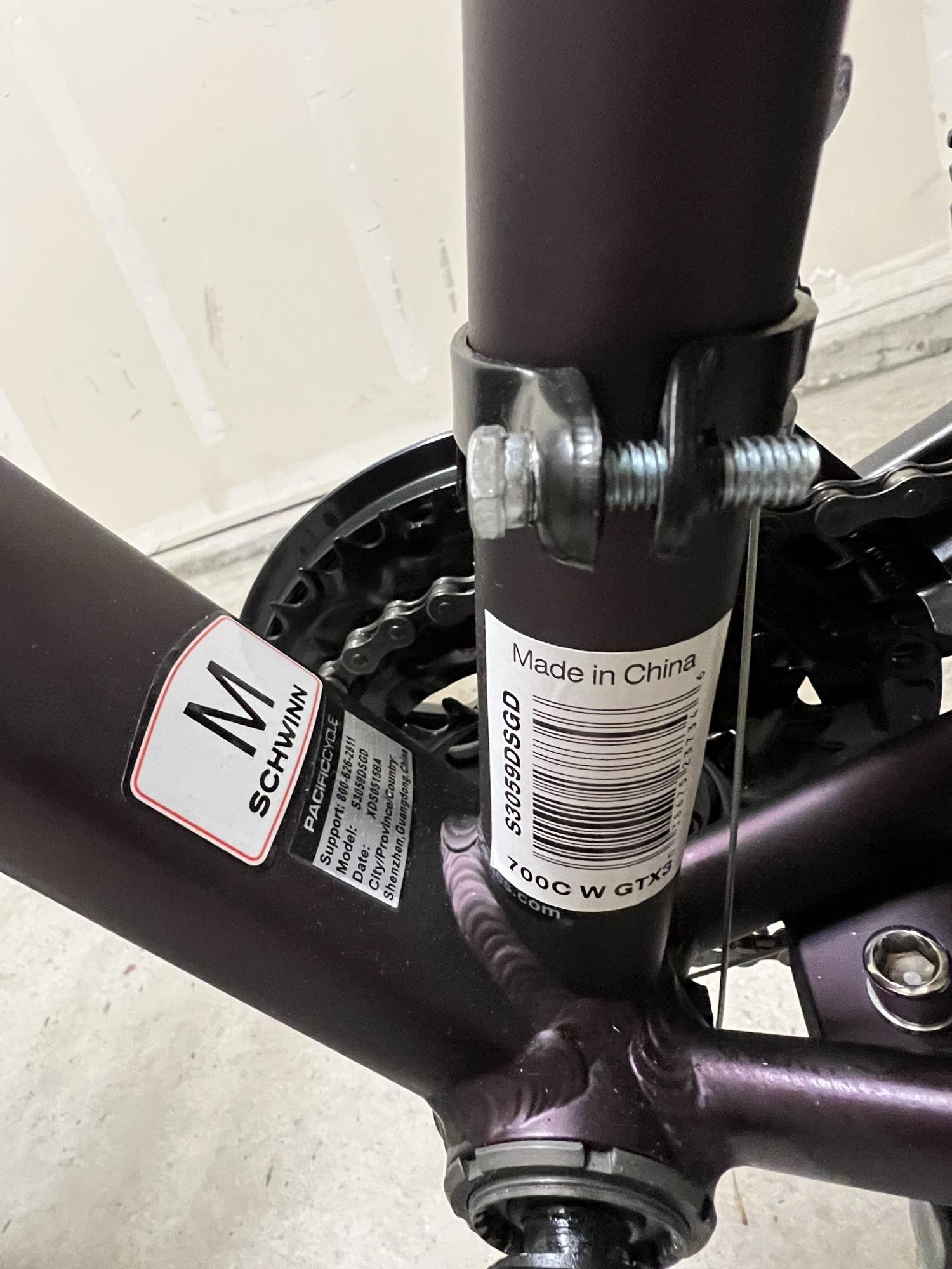 Schwinn GTX3 Purple, White, and Black