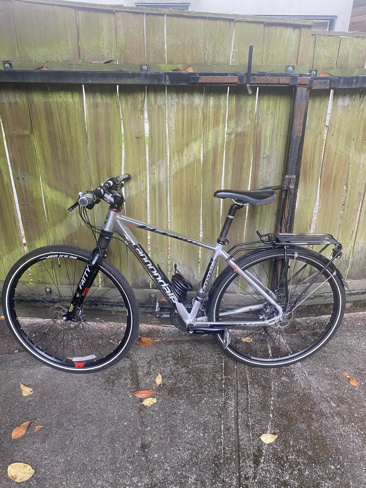 Cannondale Quick Cx 1 Silver, gray or bare metal
