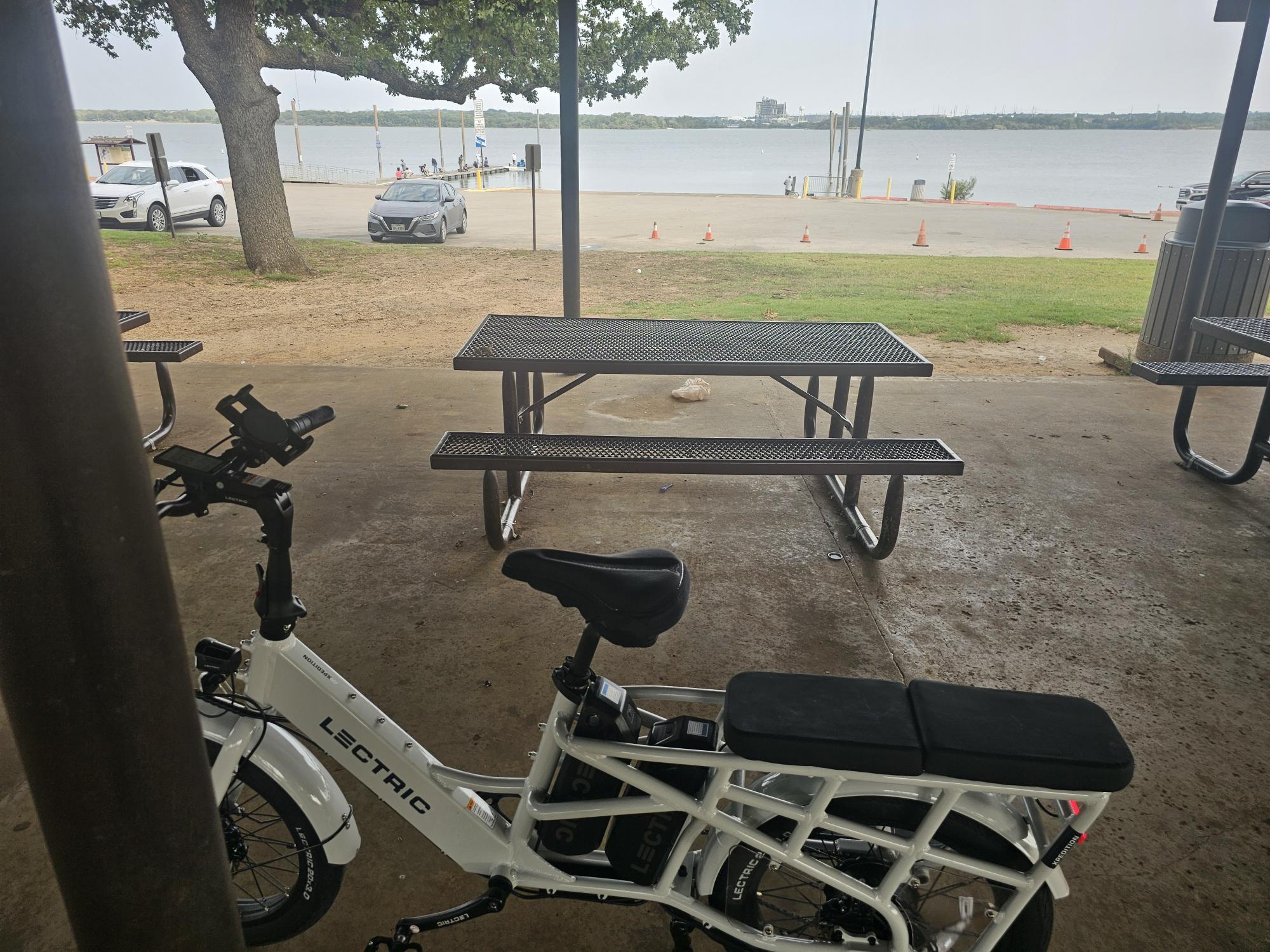 2023 Lectric eBikes cargo bike (rear storage) White