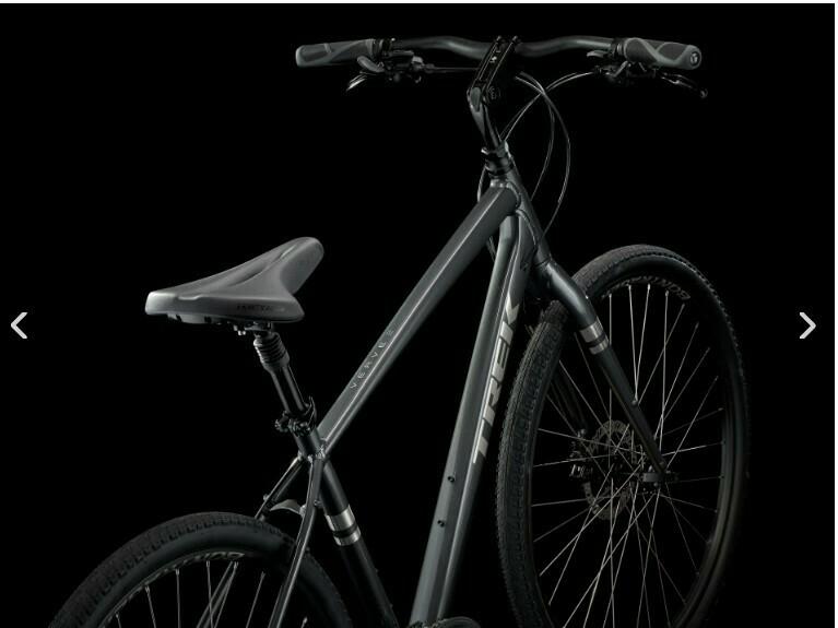 2022 Trek Verve 2 Disc Gen 4 Silver, gray or bare metal