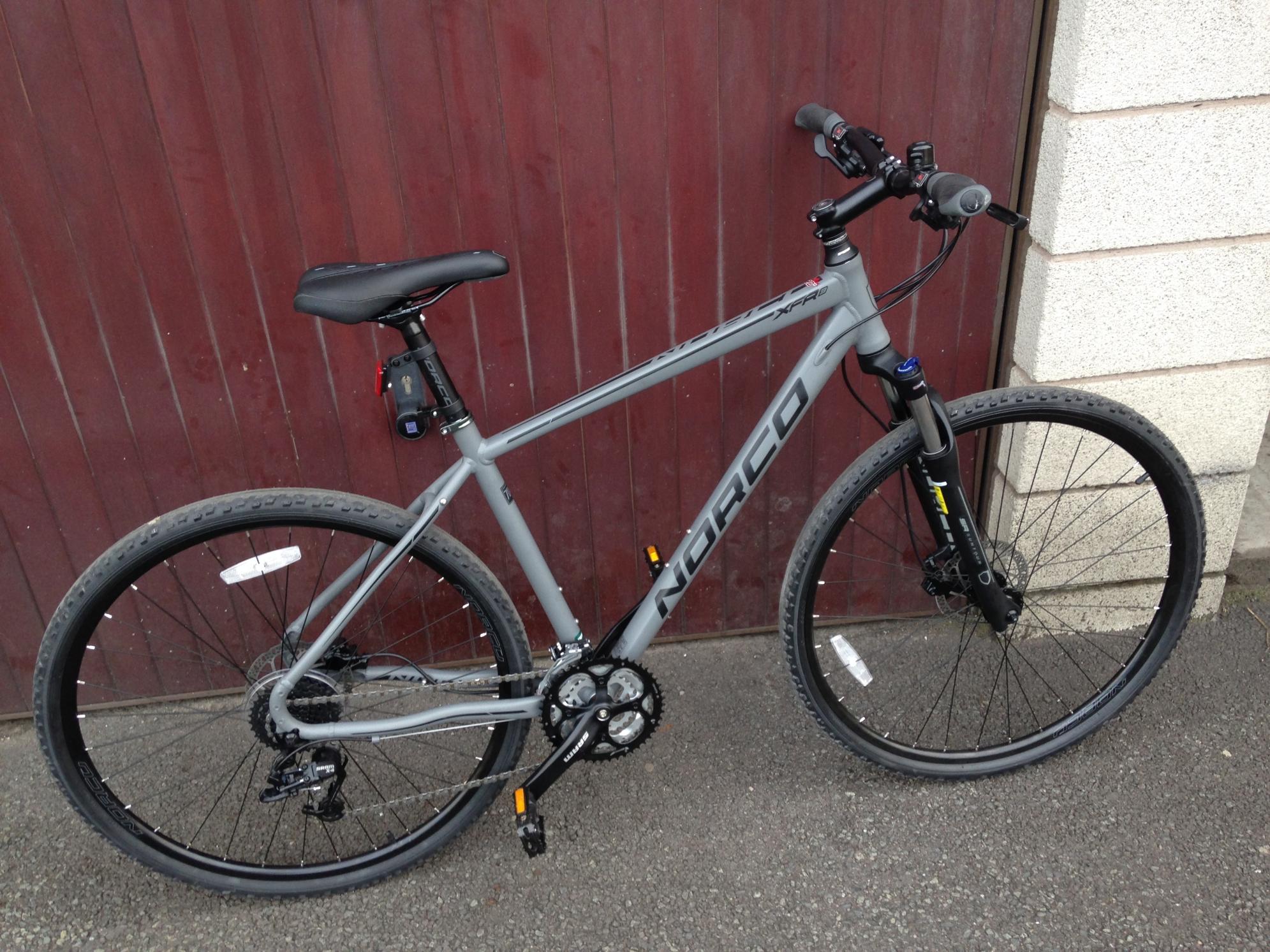 2015 Norco Bikes XFR 3 Silver, gray or bare metal