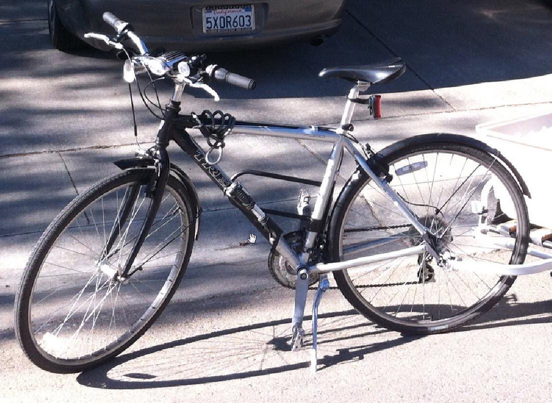 Trek 7000  Silver or Gray and Black