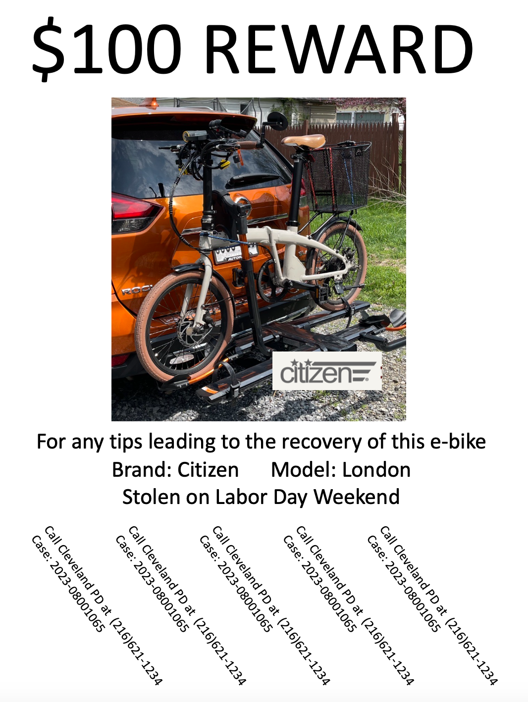 2021 Citizen Bike London White