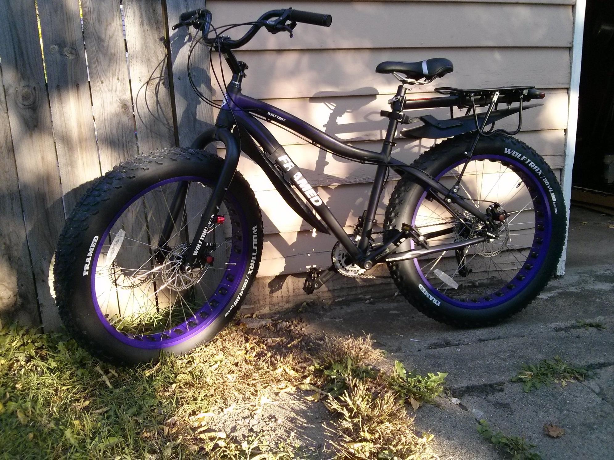 2016 FRAMED Wolftrax Black and Purple