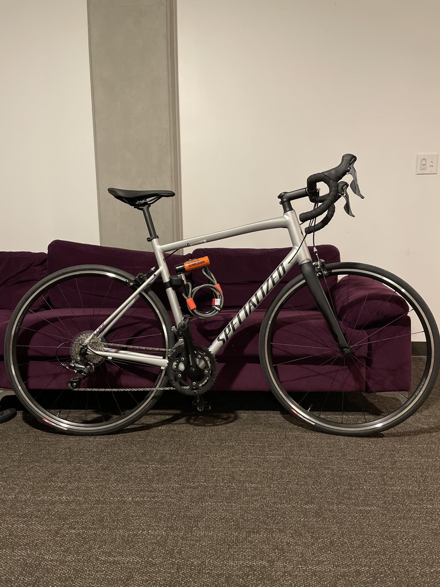 2022 Specialized Allez Silver, gray or bare metal