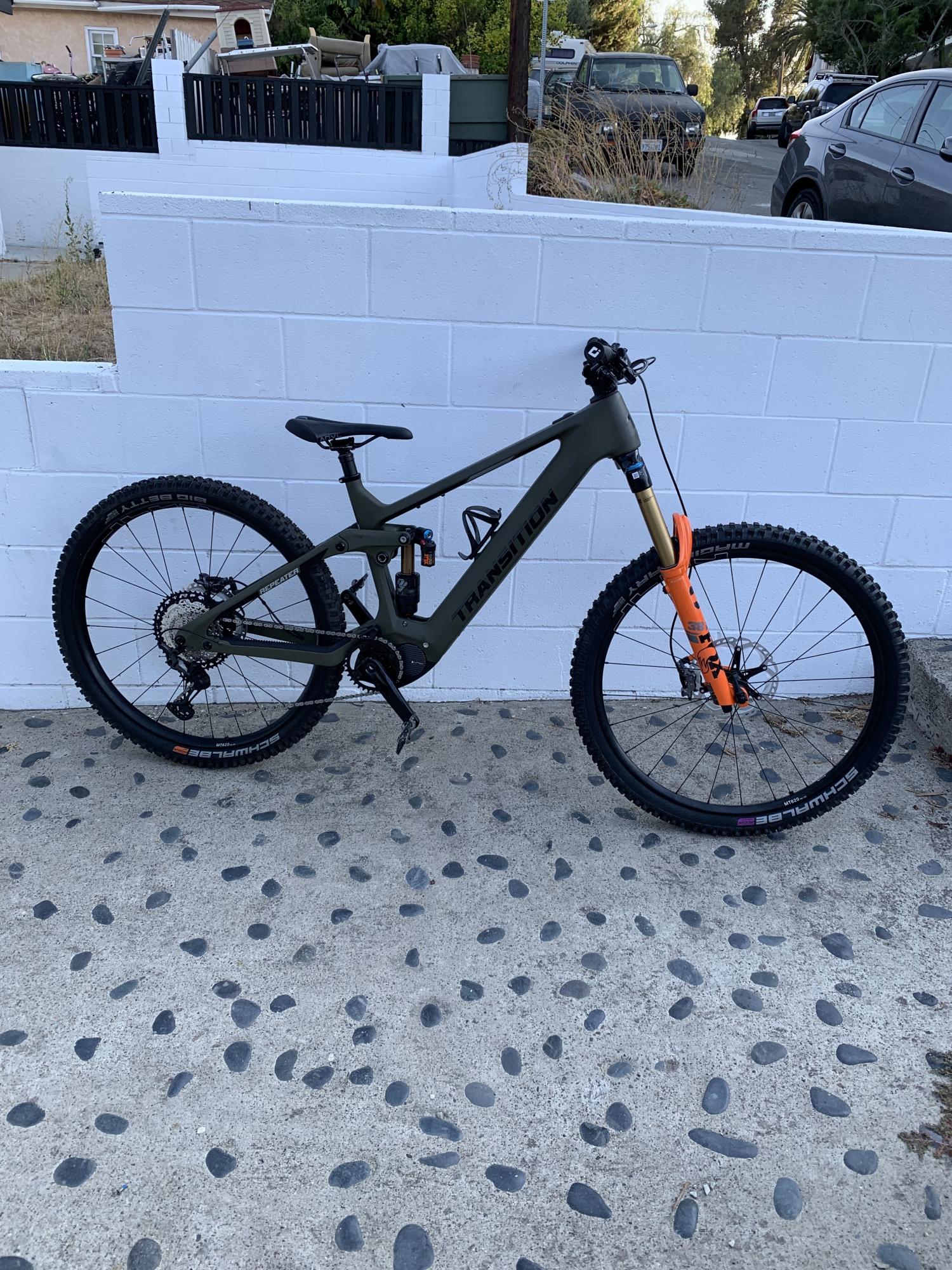 2022 Transition Bikes Repeater Green, Black, and Orange