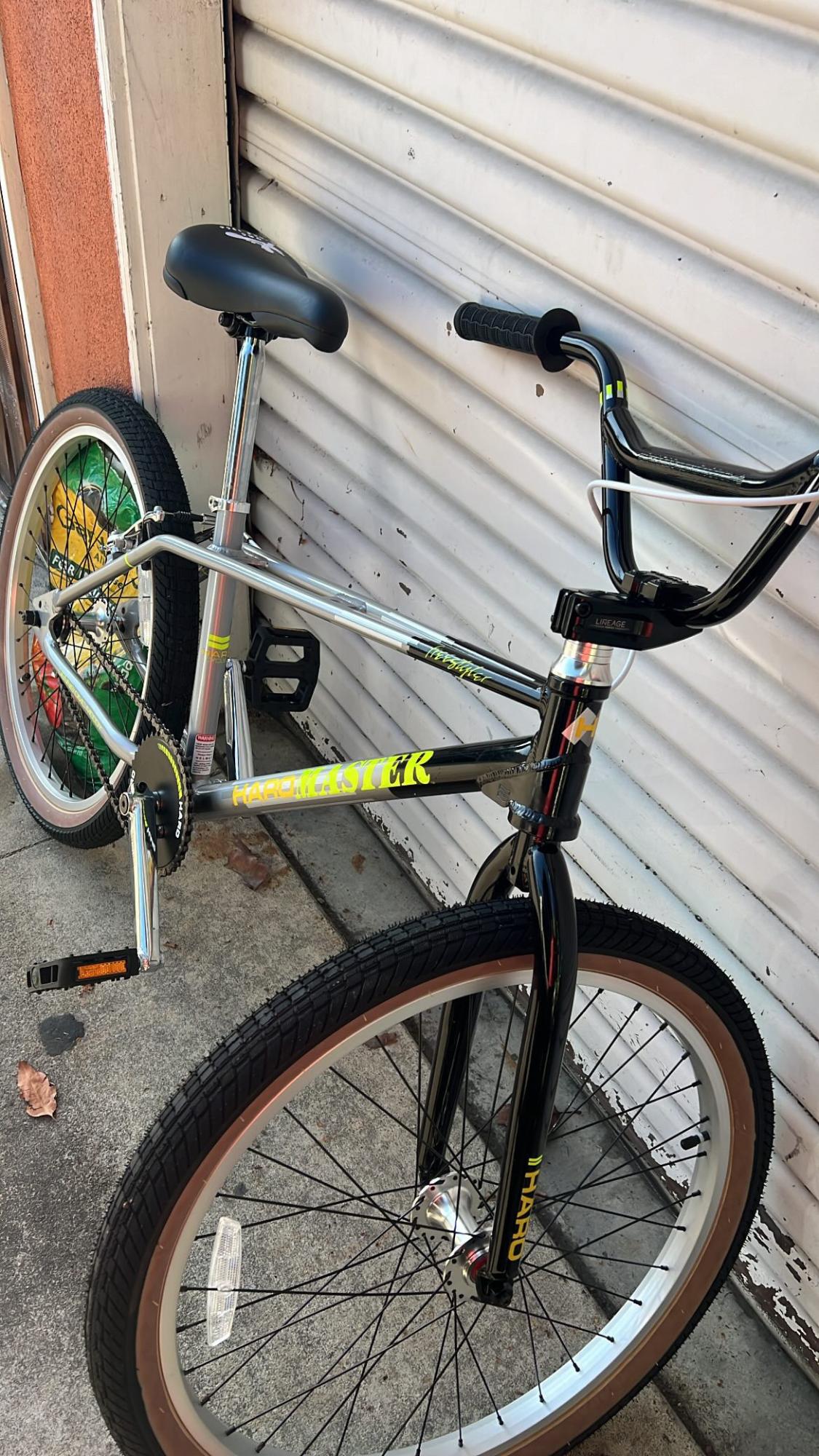 2024 Haro DMC master Green, Black, and Silver, gray or bare metal