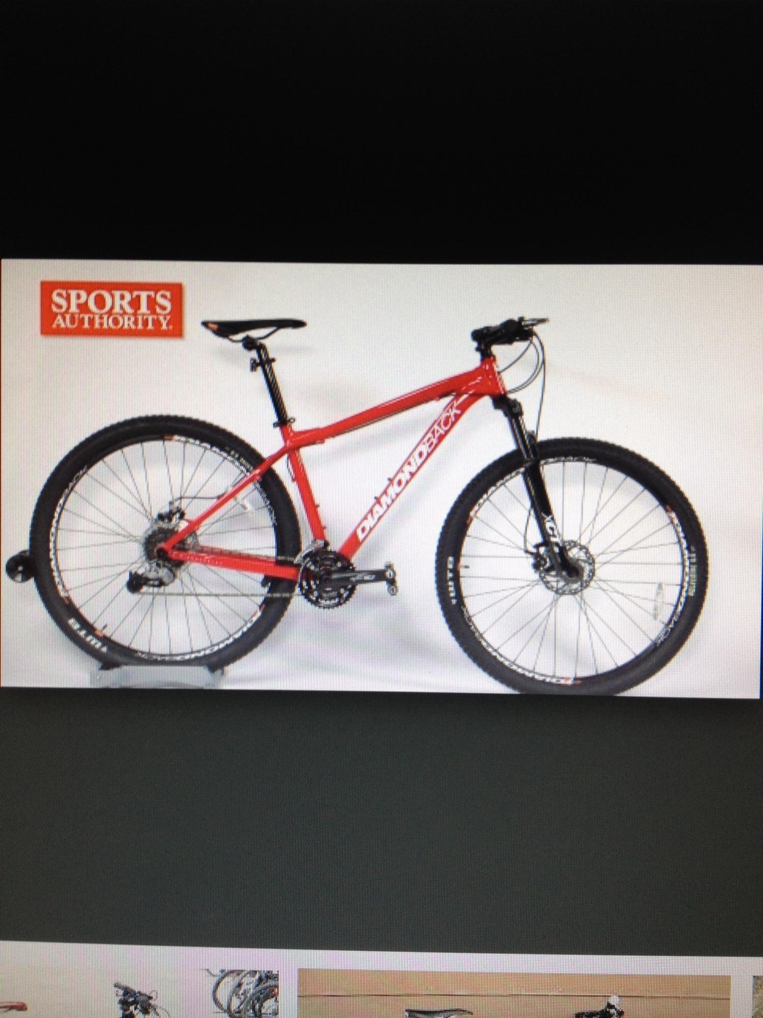 2014 Diamondback Overdrive  Red