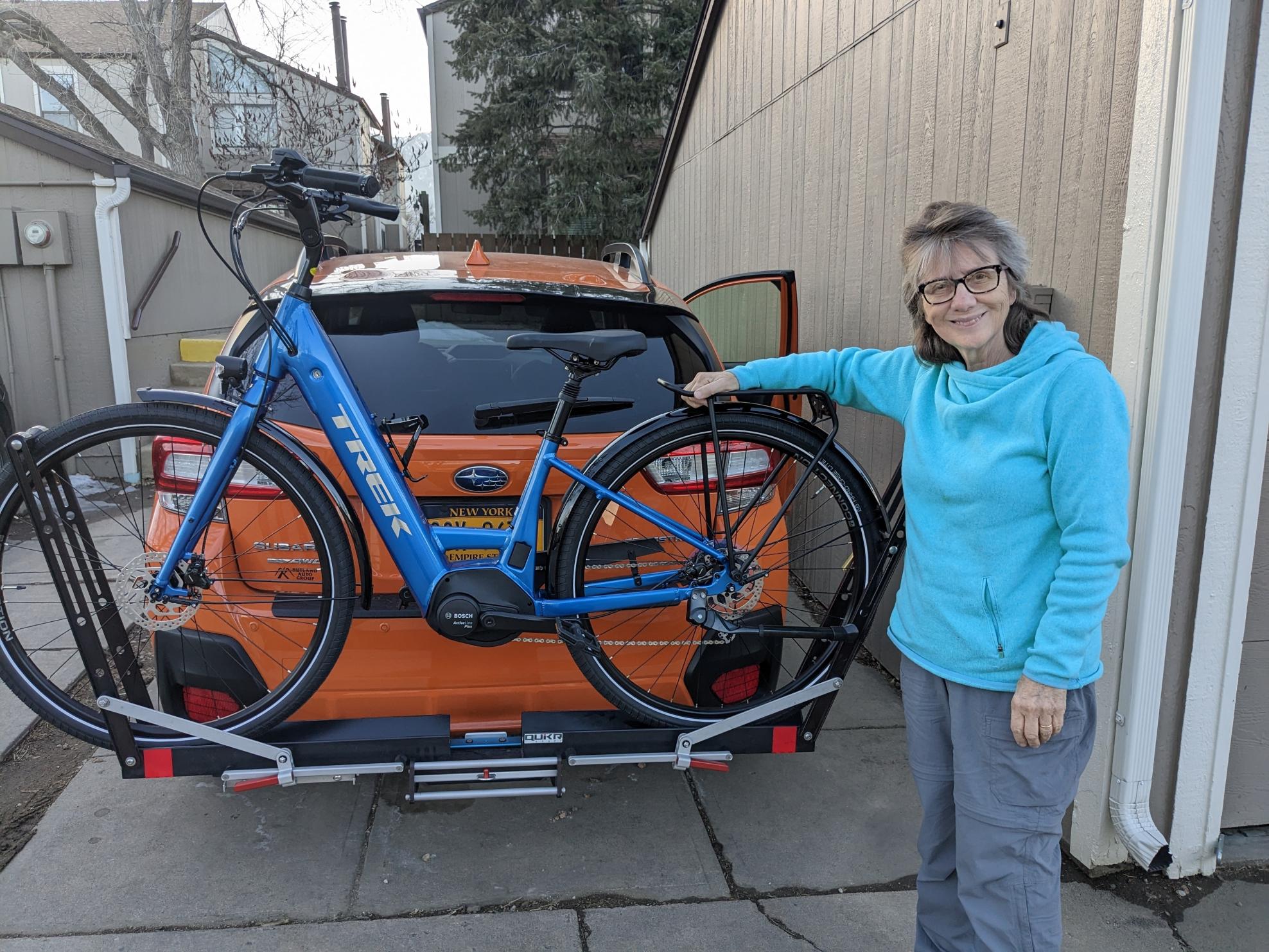 2023 Trek Verve +3 Lowstep XS Frame Blue