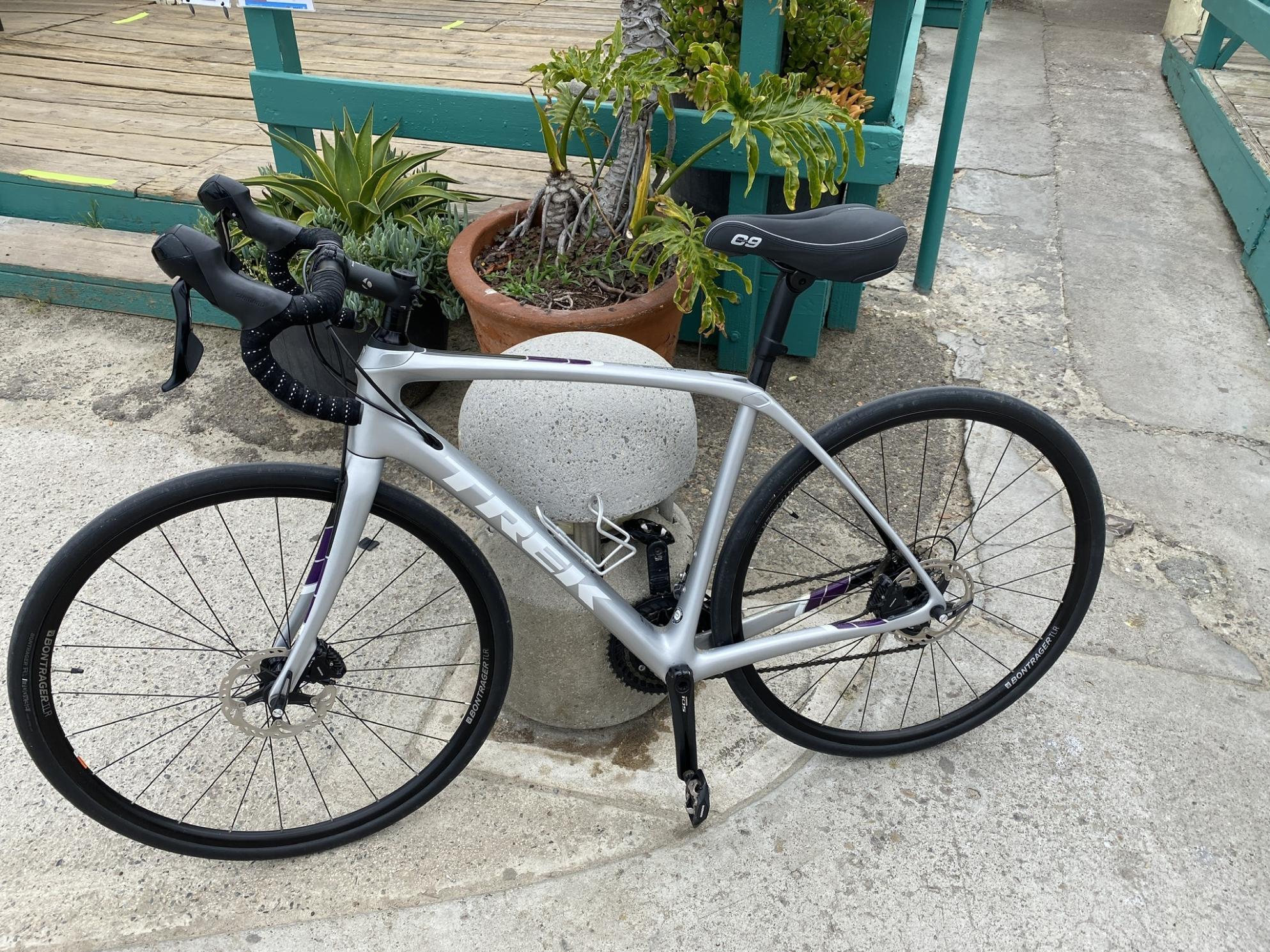 2019 Trek Domane Silver, gray or bare metal